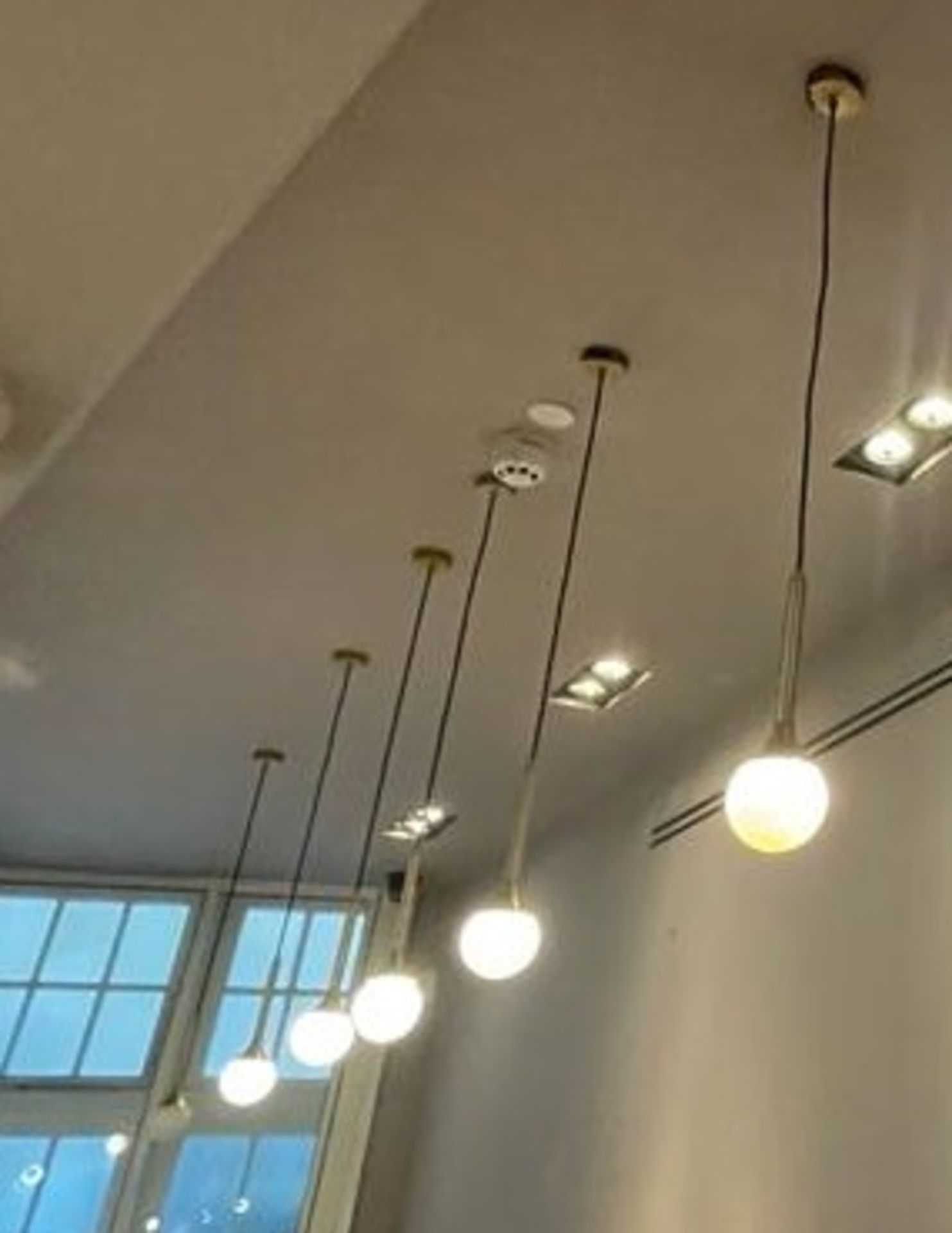 4 x Hand Made 'Petite' Suspension LED Ceiling Lights By Delight Lighting - Image 8 of 10