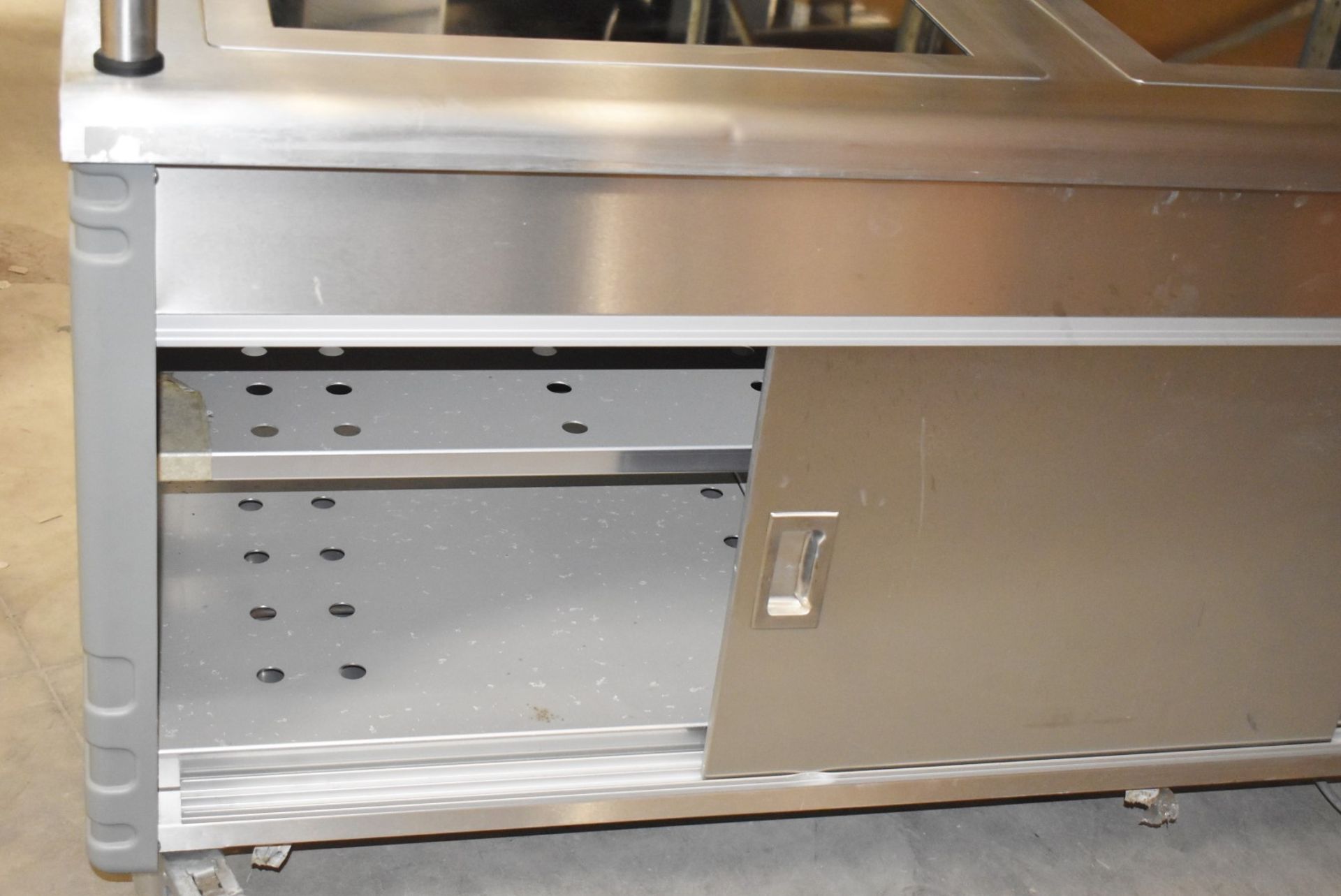 1 x Grundy Commercial Carvery Unit With Twin Hot Plates, Overhead Warmer and Plate Warming Cabinet - Image 13 of 21