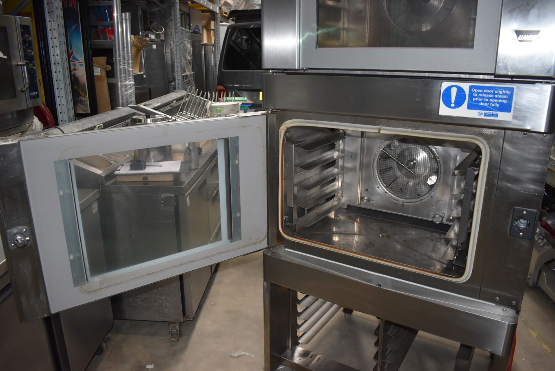 1 x Wiesheu B4-E2 Duo Commercial Convection Oven With Stainless Steel Exterior - Image 7 of 12