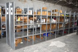 9 x Bays of Dexion Pro-Store Warehouse Shelving - Metal Construction - Easy To Assemble - H210 x