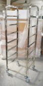 1 x Stainless Steel 7 Tier Food Tray Rack