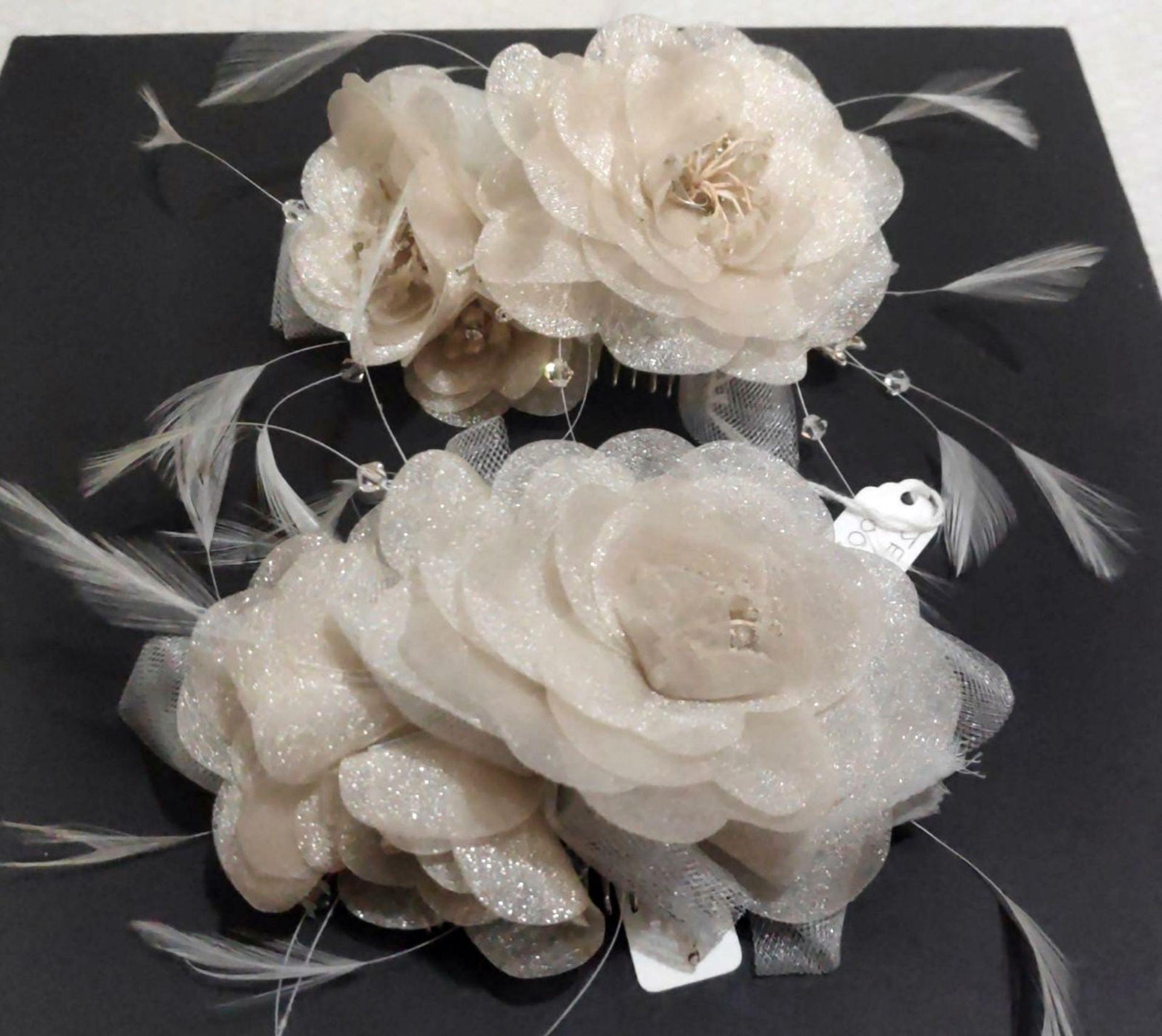 Lot of 5 x Silver Bridal Hair Fascinator Accessories by Richard Designs - HON176 - CL733 - Image 3 of 7