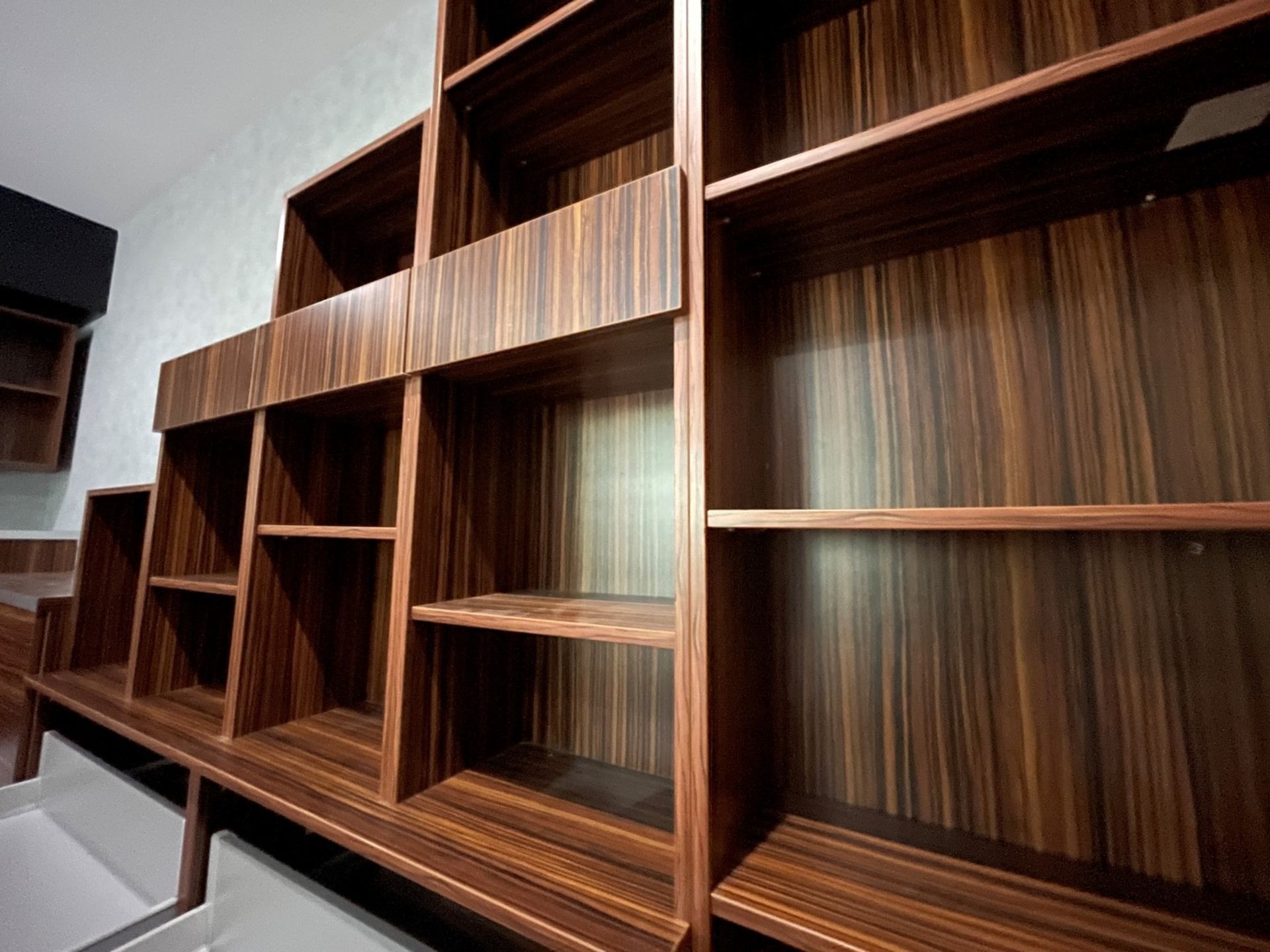 1 x Bespoke Fitted Johnson & Johnson Home Office Study With A Tigerwood Finish - NO VAT - Image 37 of 39