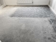 1 x Premium Fitted Bedroom Carpet In Grey (3.9 x 4m) - Ref: REAR-BD/1stFLR - CL742 - NO VAT