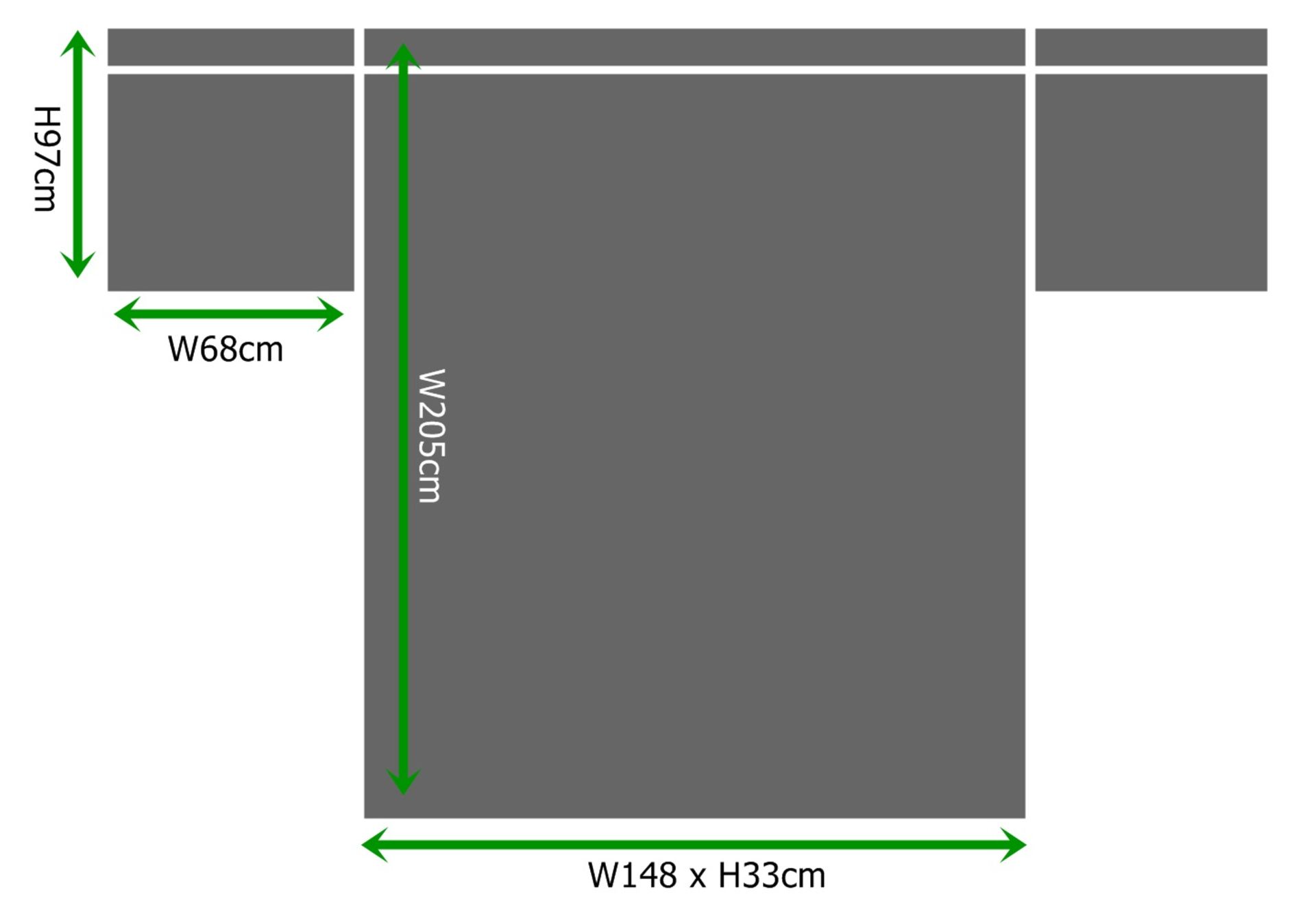 1 x Stylish Bed Frame With Bedside Tables Attached - Ref: FRNT-BD(A)/1stFLR - CL742 - NO VAT ON - Image 8 of 8