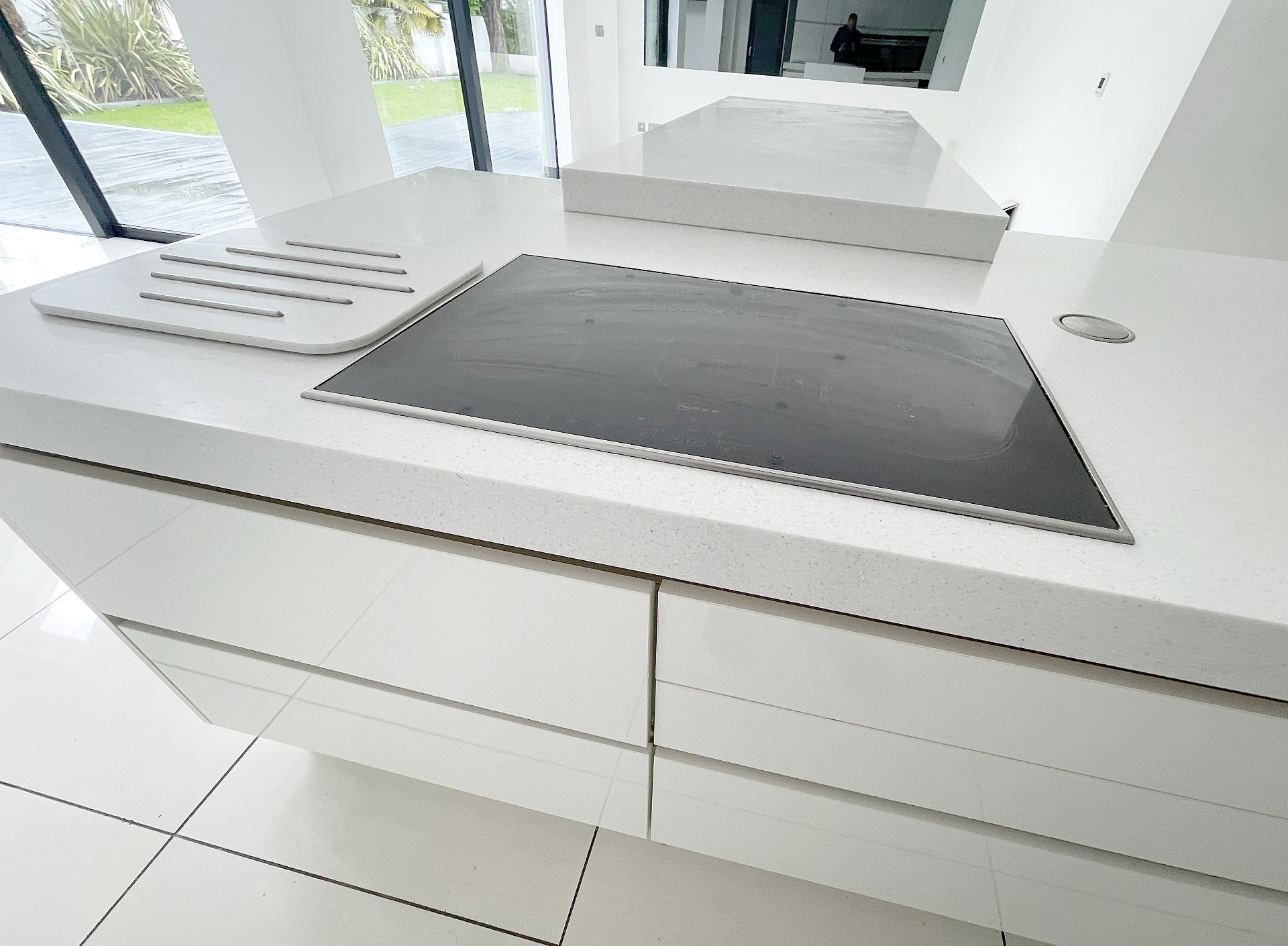 1 x SieMatic Contemporary Fitted Kitchen With Branded Appliances, Central Island + Corian Worktops - Image 22 of 100