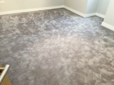 1 x Premium Bedroom Carpet In Grey (4.6 x 3.2m) - Ref: FRNT-BD/2ndFLR - CL742 - NO VAT ON THE HAMMER