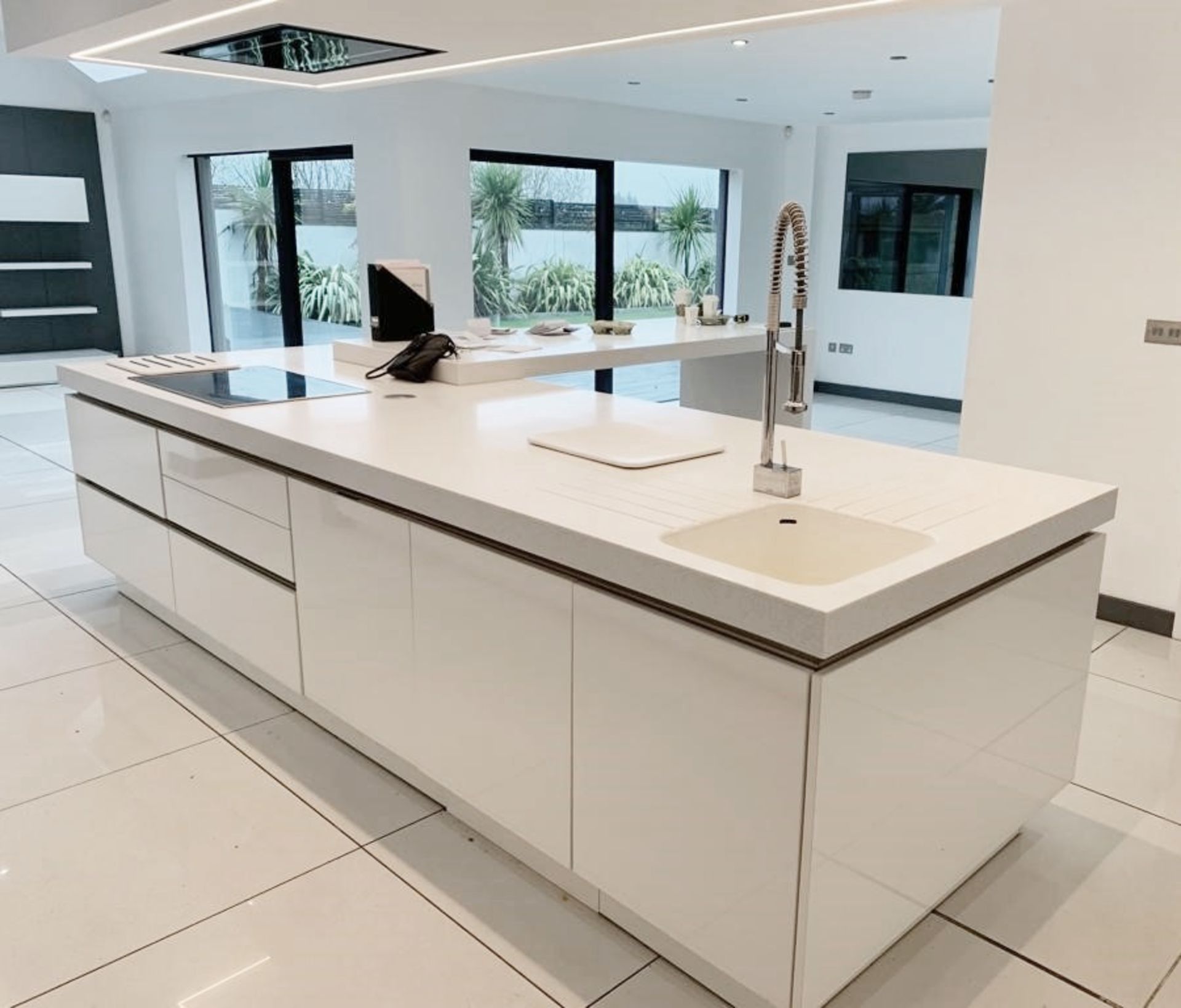 1 x SieMatic Contemporary Fitted Kitchen With Branded Appliances, Central Island + Corian Worktops - Image 8 of 100