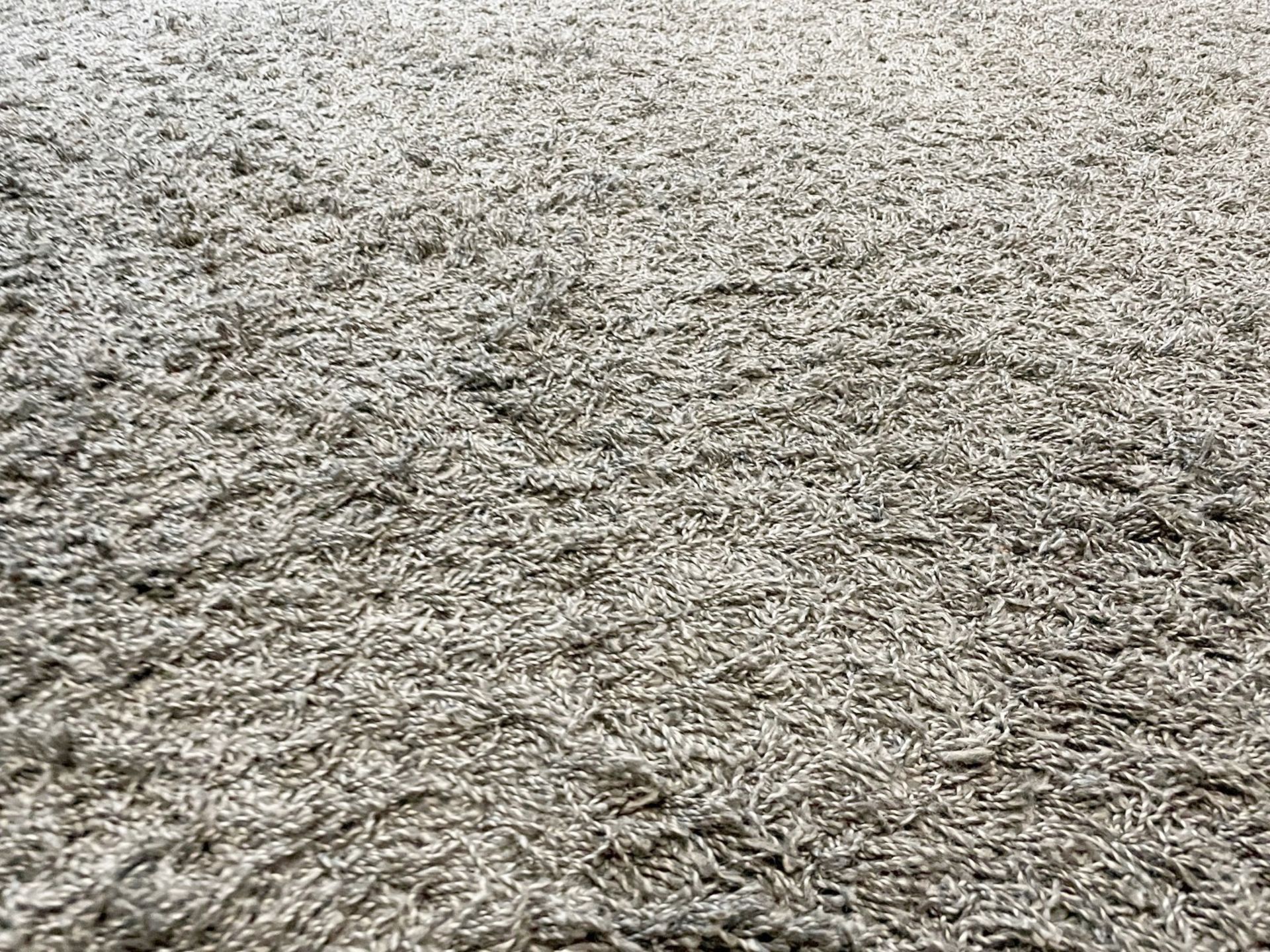 1 x Premium SHAGPILE Bedroom Carpet In Grey (3.3 x 4m) - Ref: REAR-BD/2ndFLR - CL742 - NO VAT