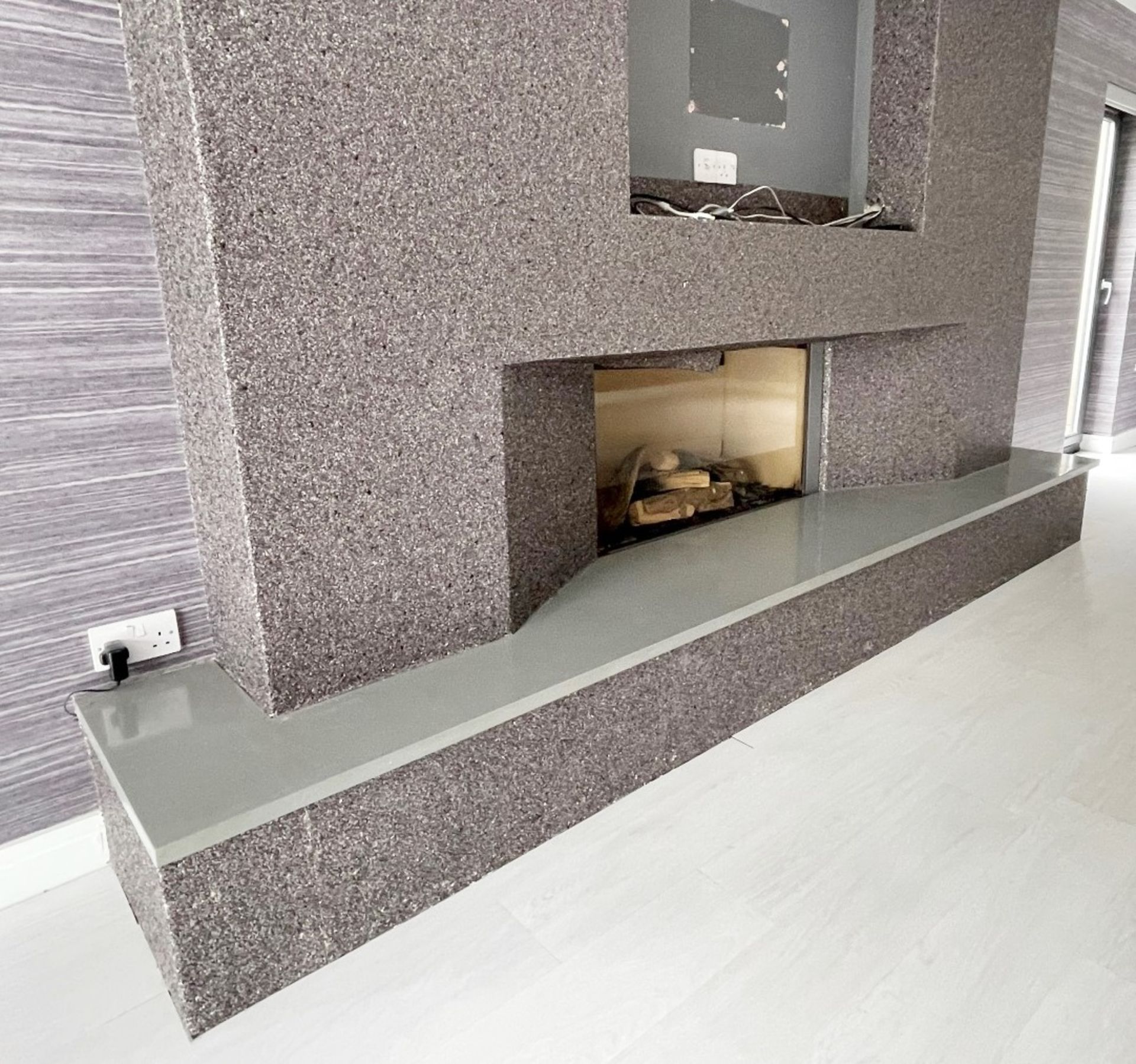 1 x DRU Branded Electric Fire And Granite Hearth Topper - NO VAT ON THE HAMMER - Image 2 of 7