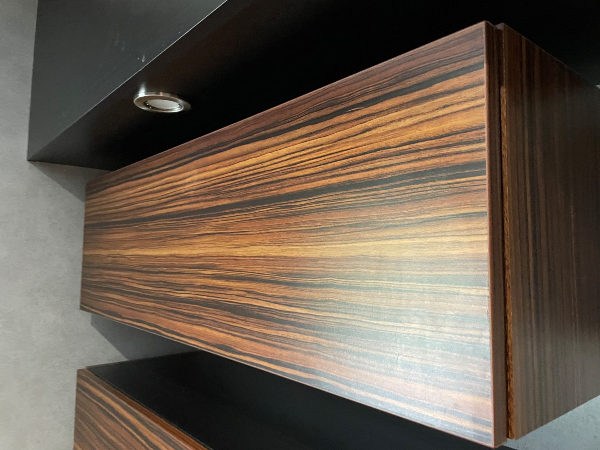 1 x Bespoke Fitted Johnson & Johnson Home Office Study With A Tigerwood Finish - NO VAT - Image 19 of 39