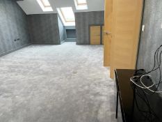 1 x Premium Carpet In Grey (6.7 x 4.6m) - Ref: PLAY/2ndFLR - CL742 - NO VAT ON THE HAMMER -