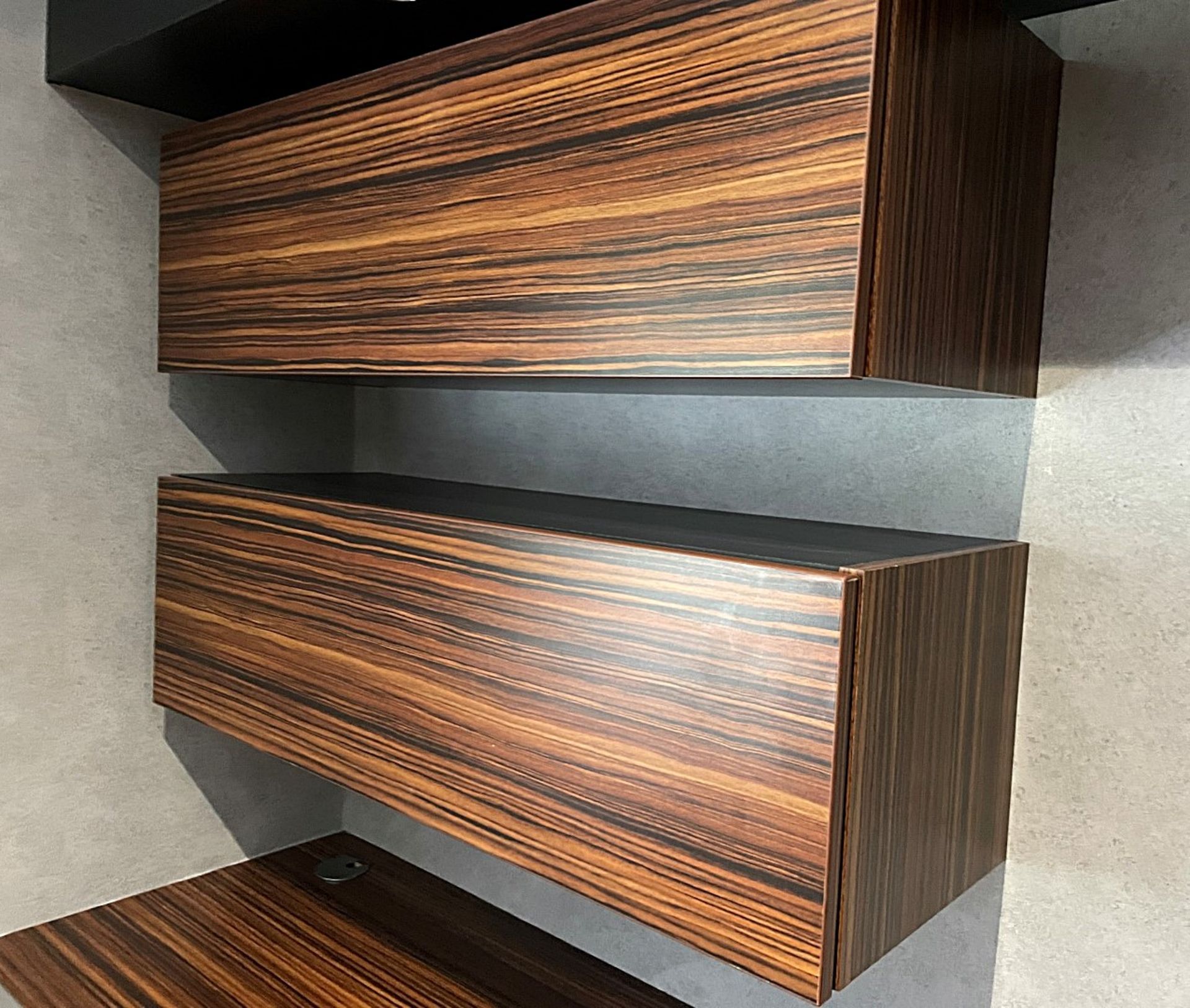 1 x Bespoke Fitted Johnson & Johnson Home Office Study With A Tigerwood Finish - NO VAT - Image 17 of 39