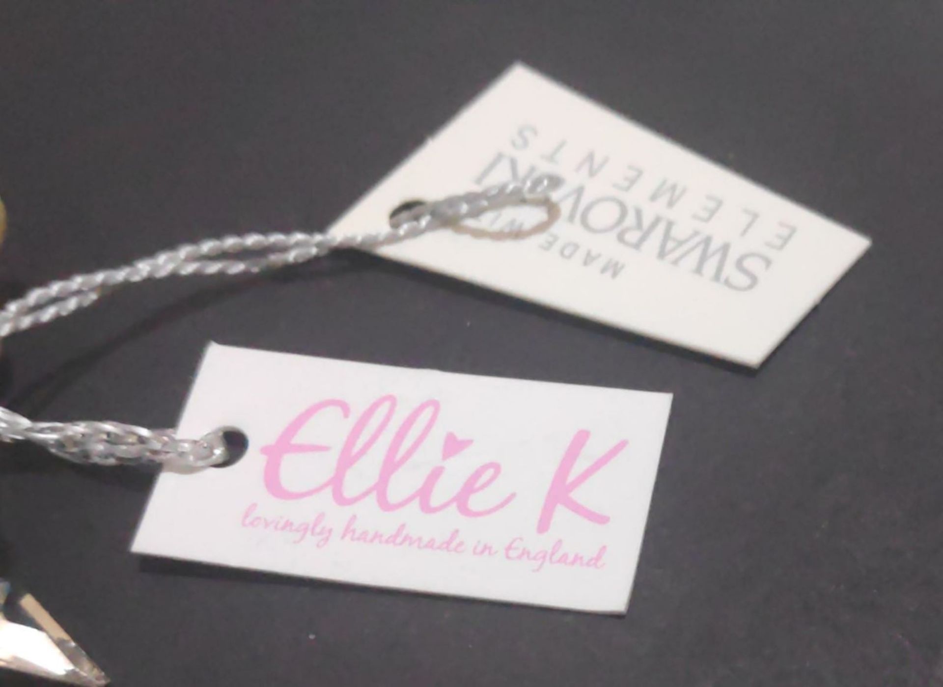 1 x  ELLIE K Elegant Aspen Crystal Side Tiara Featuring Swarovski Crystal & Ivory Pearls - RRP £69. - Image 4 of 5