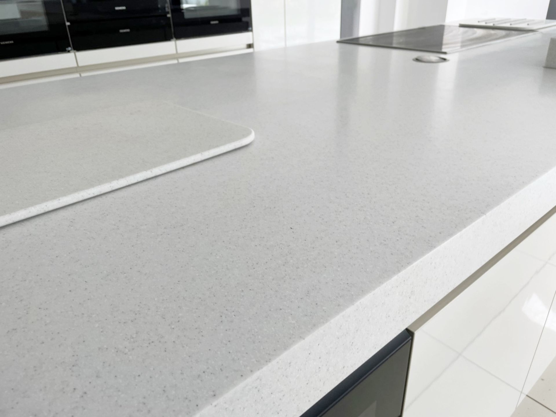 1 x SieMatic Contemporary Fitted Kitchen With Branded Appliances, Central Island + Corian Worktops - Image 92 of 100