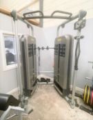 1 x Technogym Dual Adjustable Upper Body Pulley - Commercial Gym Machine - Location: Blackburn BB6