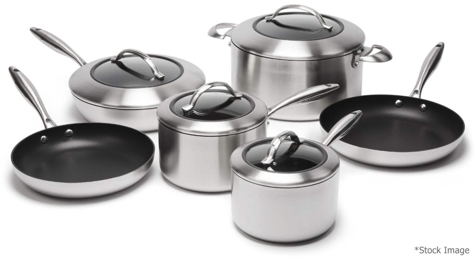 1 x SCANPAN CTX Six-Piece Cookware Set - Original Price £919.00 - Unused Boxed Stock