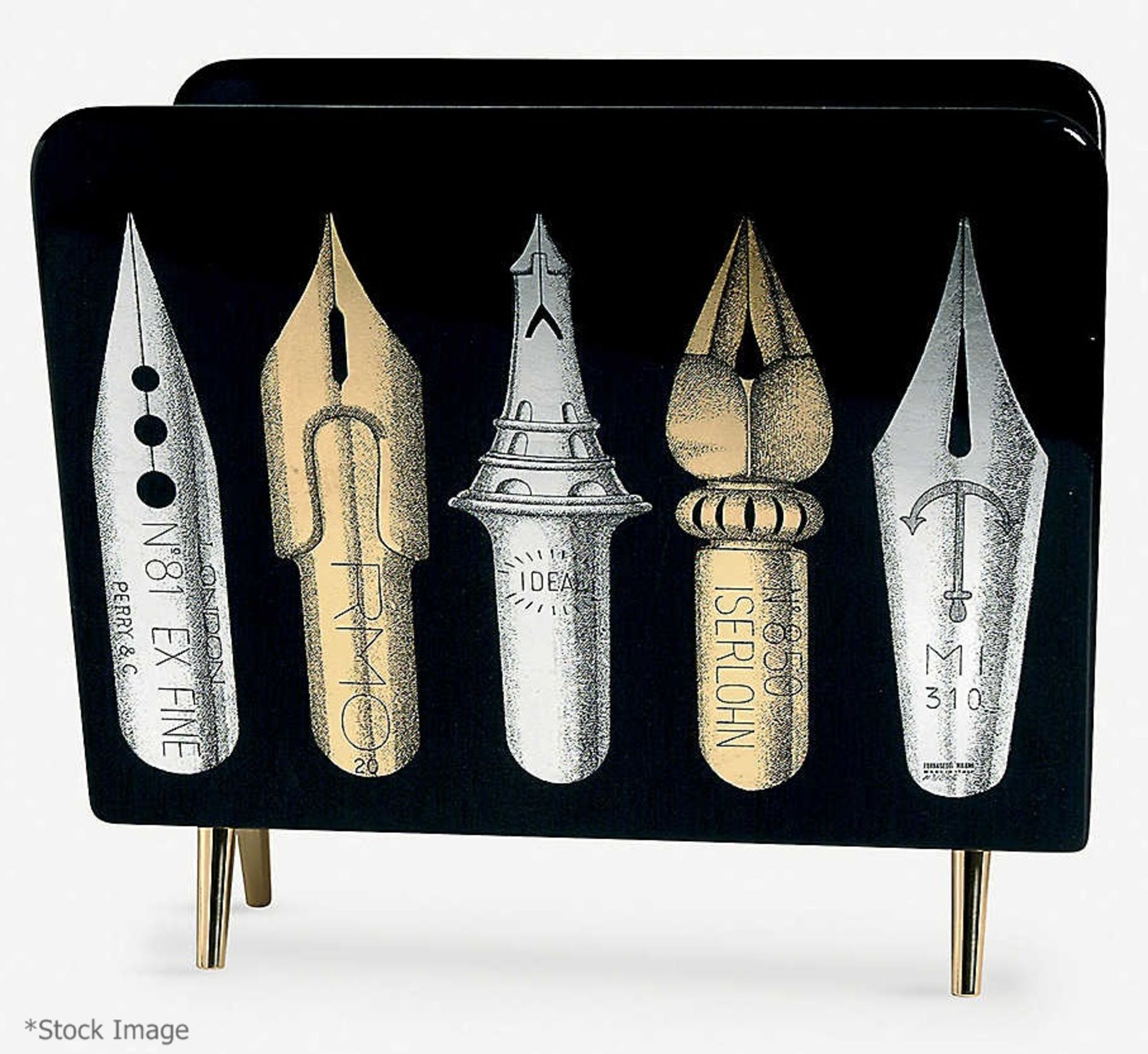 1 x FORNASETTI 'Pennini' Designer Magazine Rack - Original Price £1,700.00! - Ex-Display Item