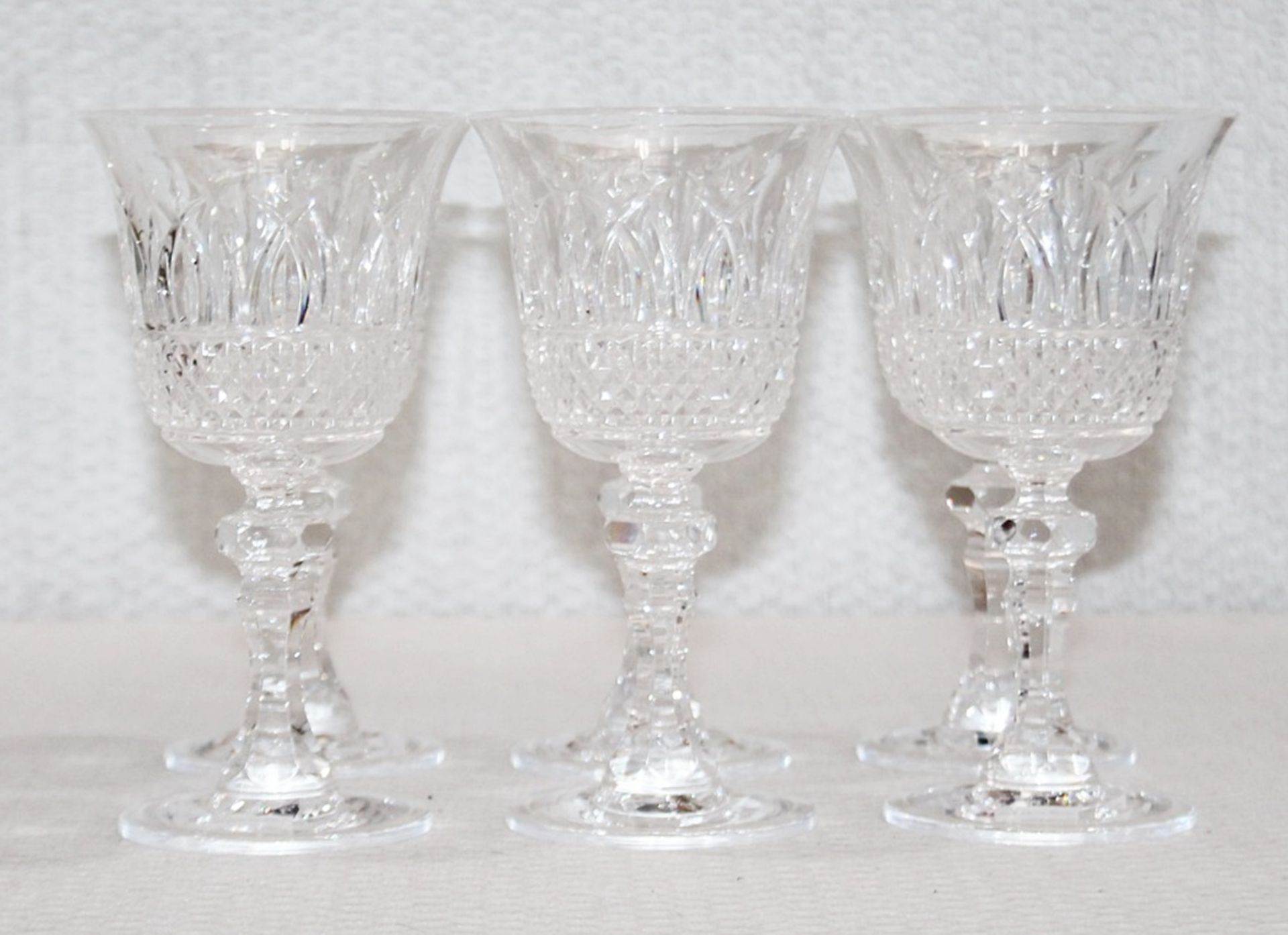 Set of 6 x MARIO LUCA GIUSTI 'Italia' Clear Synthetic Crystal Wine Goblets (180ml) - RRP £144.00 - Image 13 of 13