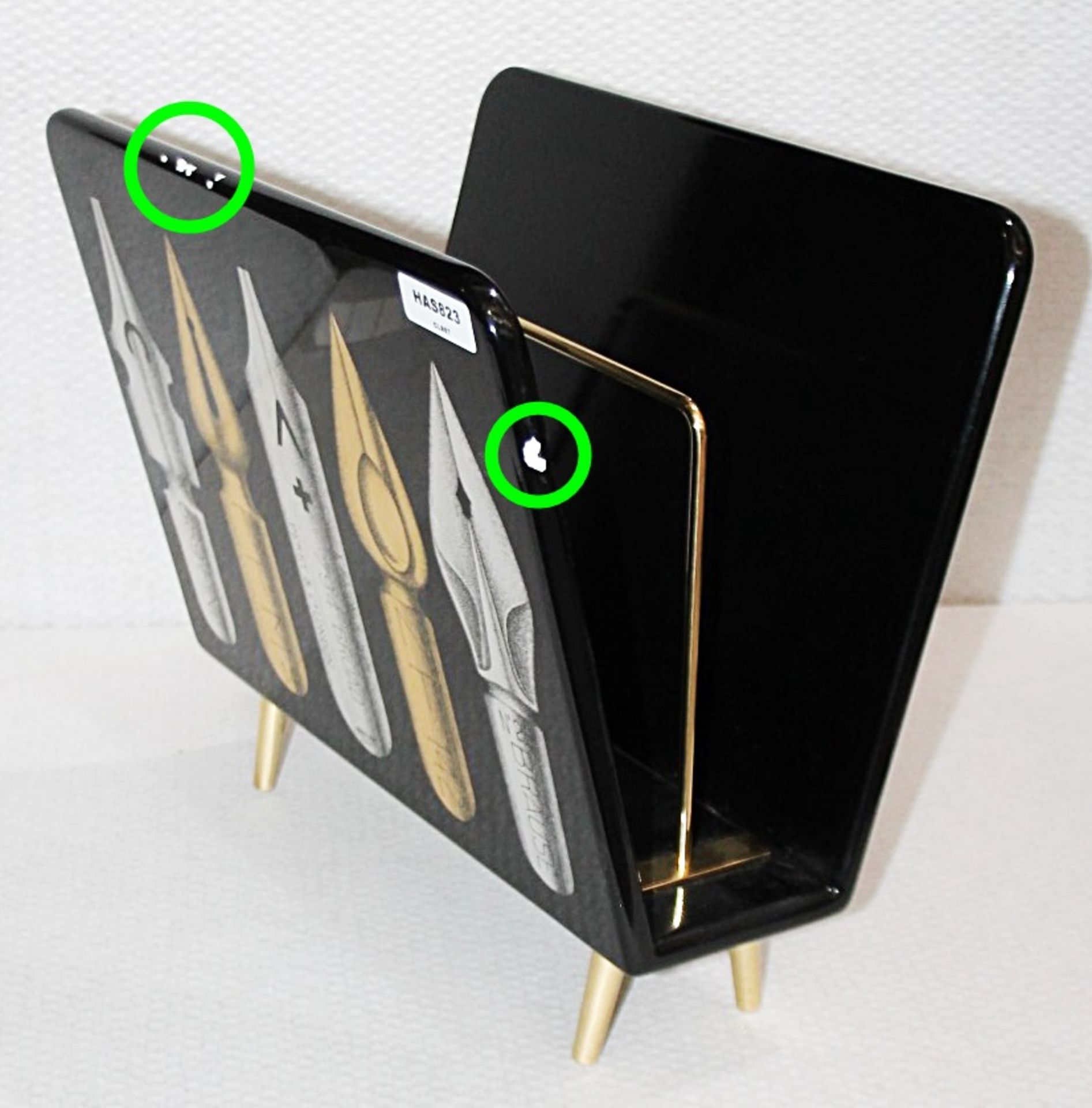 1 x FORNASETTI 'Pennini' Designer Magazine Rack - Original Price £1,700.00! - Ex-Display Item - Image 3 of 7