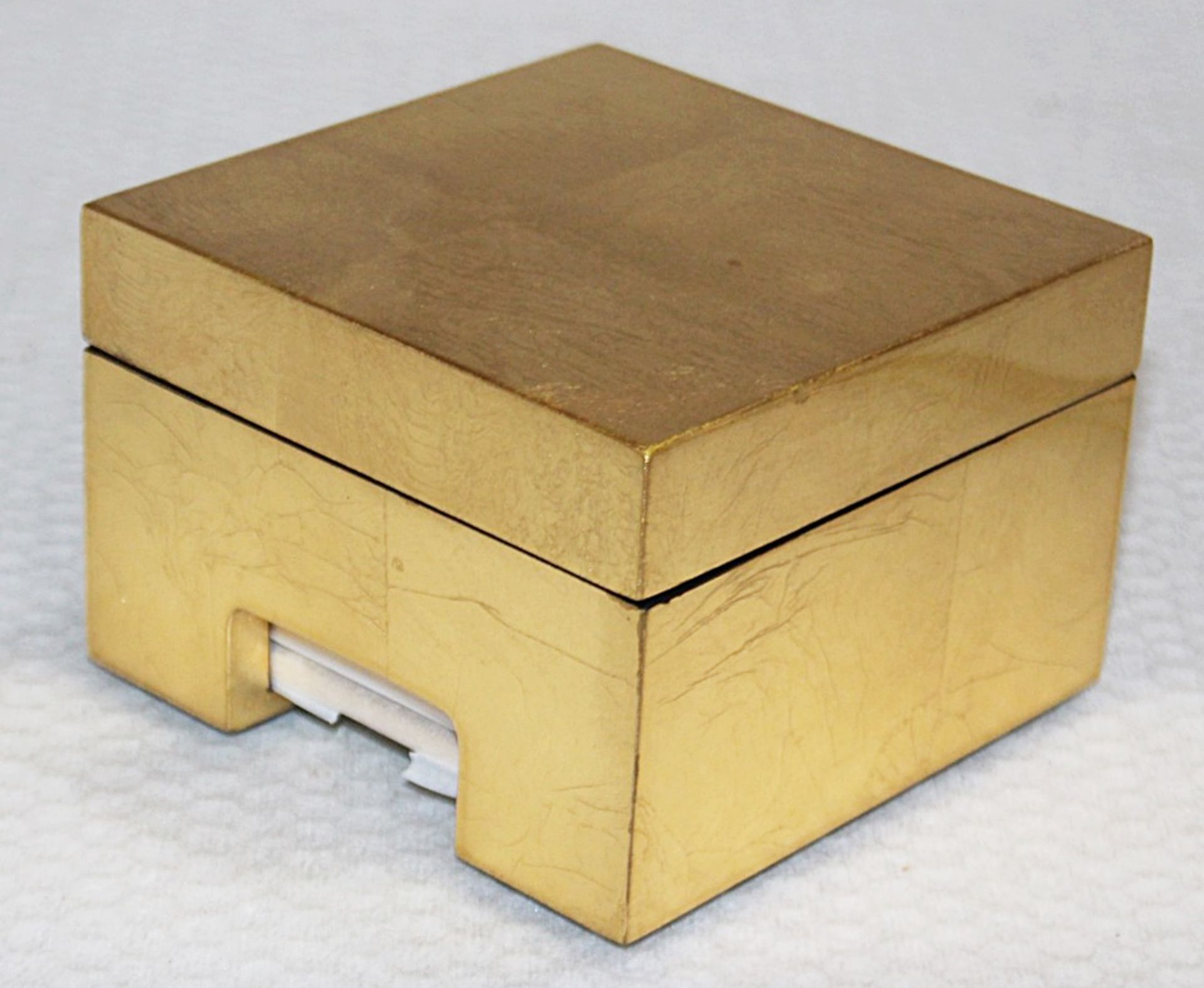 POSH TRADING COMPANY Luxury Set Of 8 x Gold Leaf Coasters In Coastbox - Original Price £260.00 - Image 6 of 9