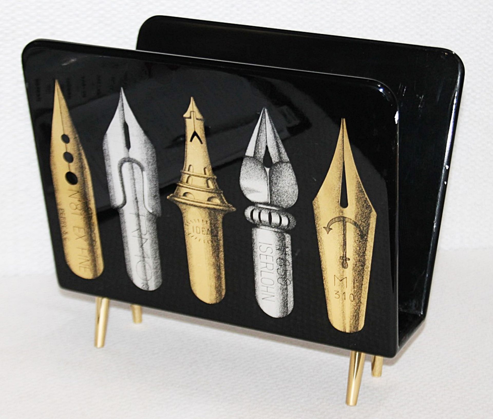 1 x FORNASETTI 'Pennini' Designer Magazine Rack - Original Price £1,700.00! - Ex-Display Item - Image 2 of 7