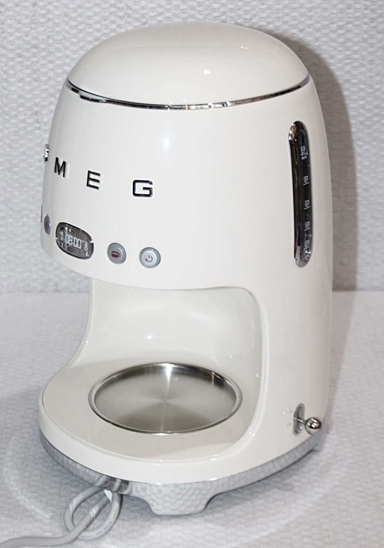 1 x SMEG Drip Filter Coffee Machine In Cream - Original Price £199.00 - Unused Boxed Stock - Image 3 of 15