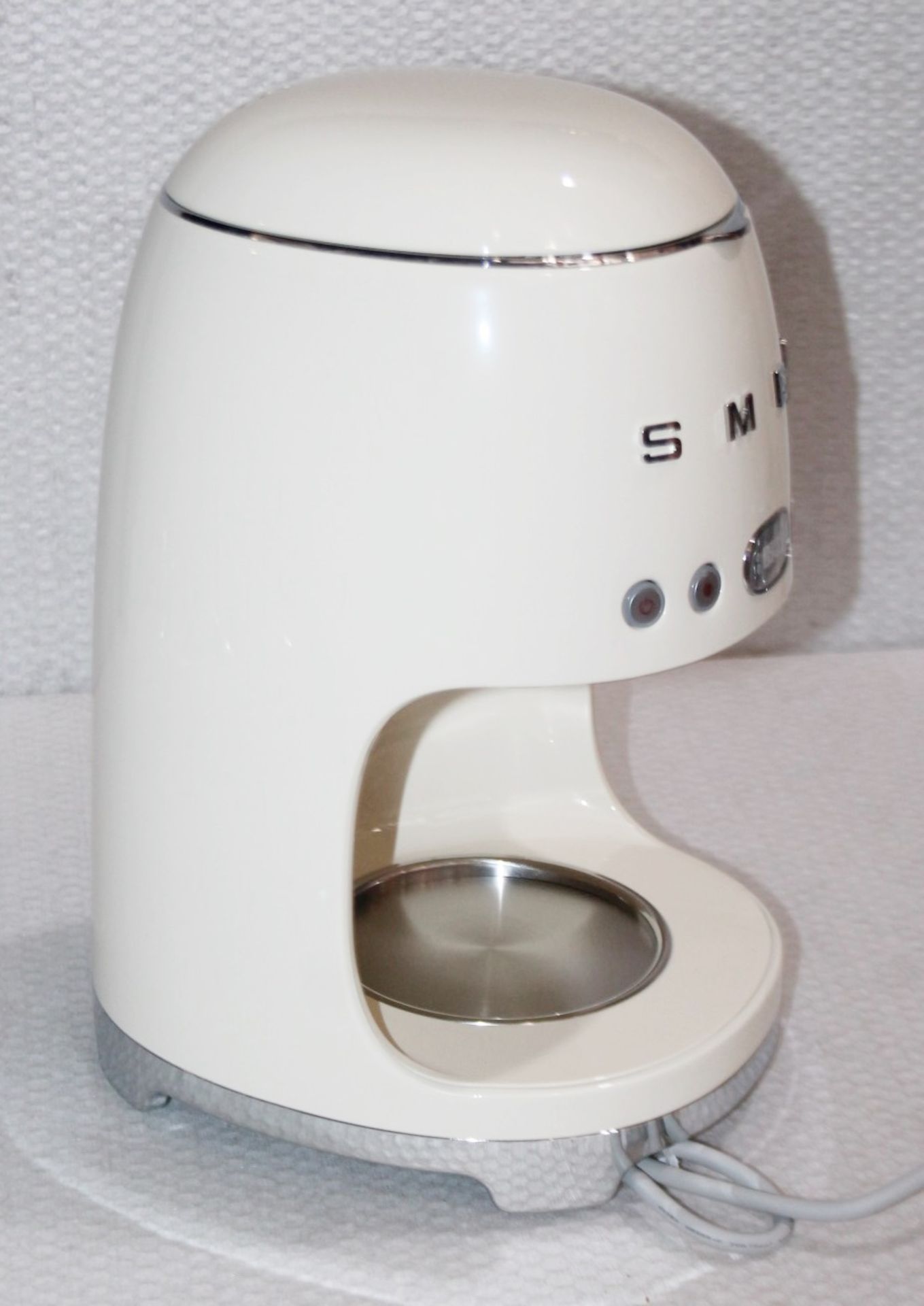 1 x SMEG Drip Filter Coffee Machine In Cream - Original Price £199.00 - Unused Boxed Stock - Image 4 of 15