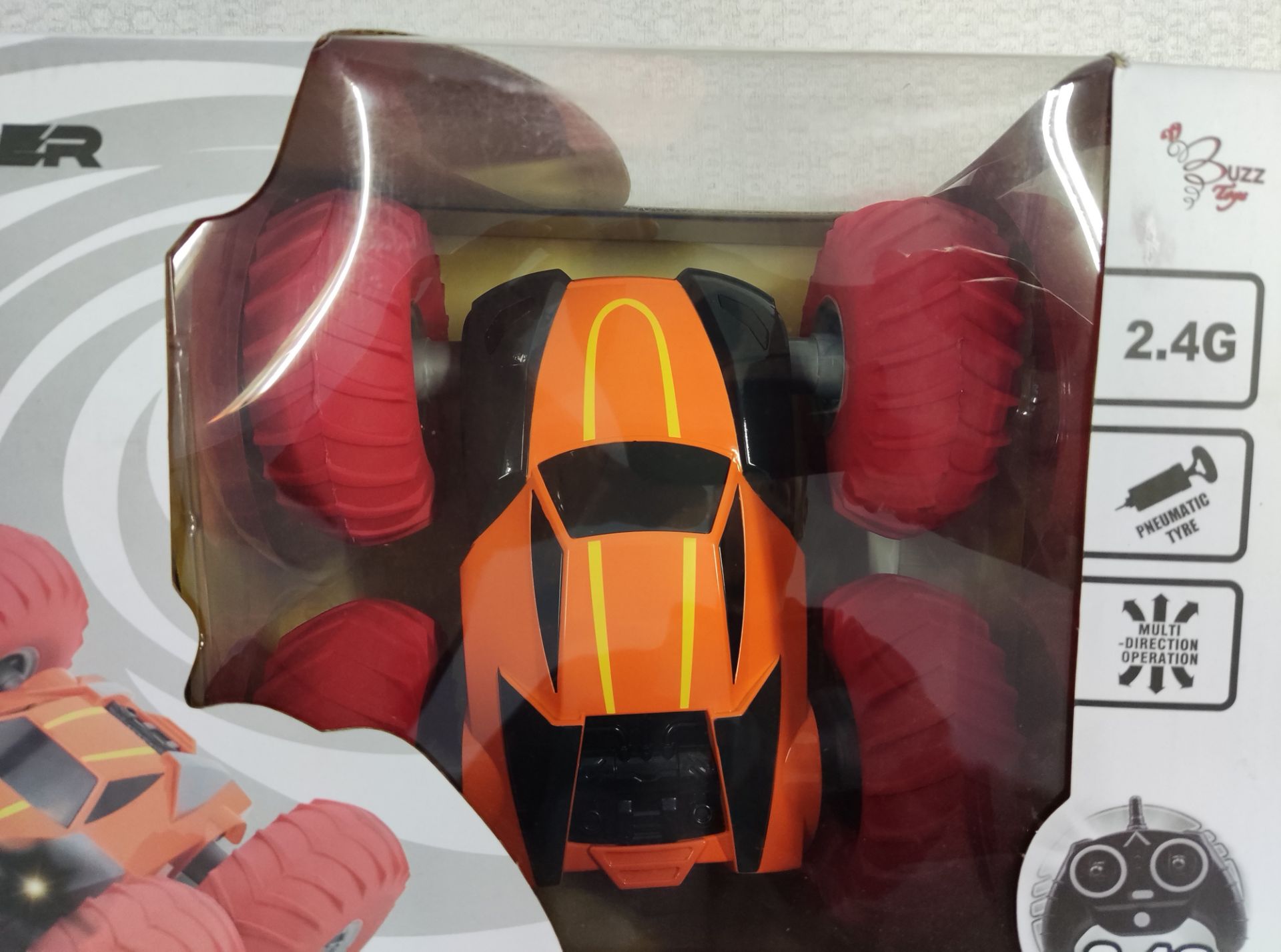 1 x Buzz Toys Thunder Car X R/C Vehicle in Orange - New/Boxed - Image 2 of 8