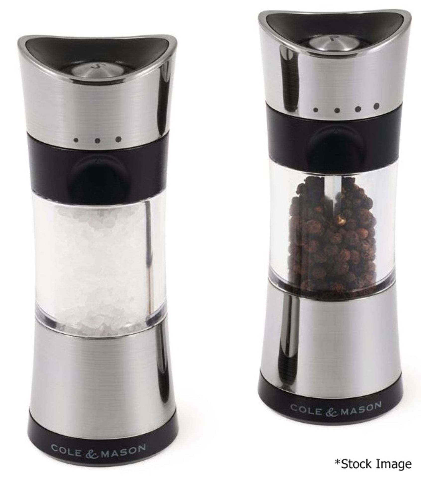 1 x COLE & MASON Horsham Salt and Pepper Mill Set - Original Price £47.95 - Boxed Stock