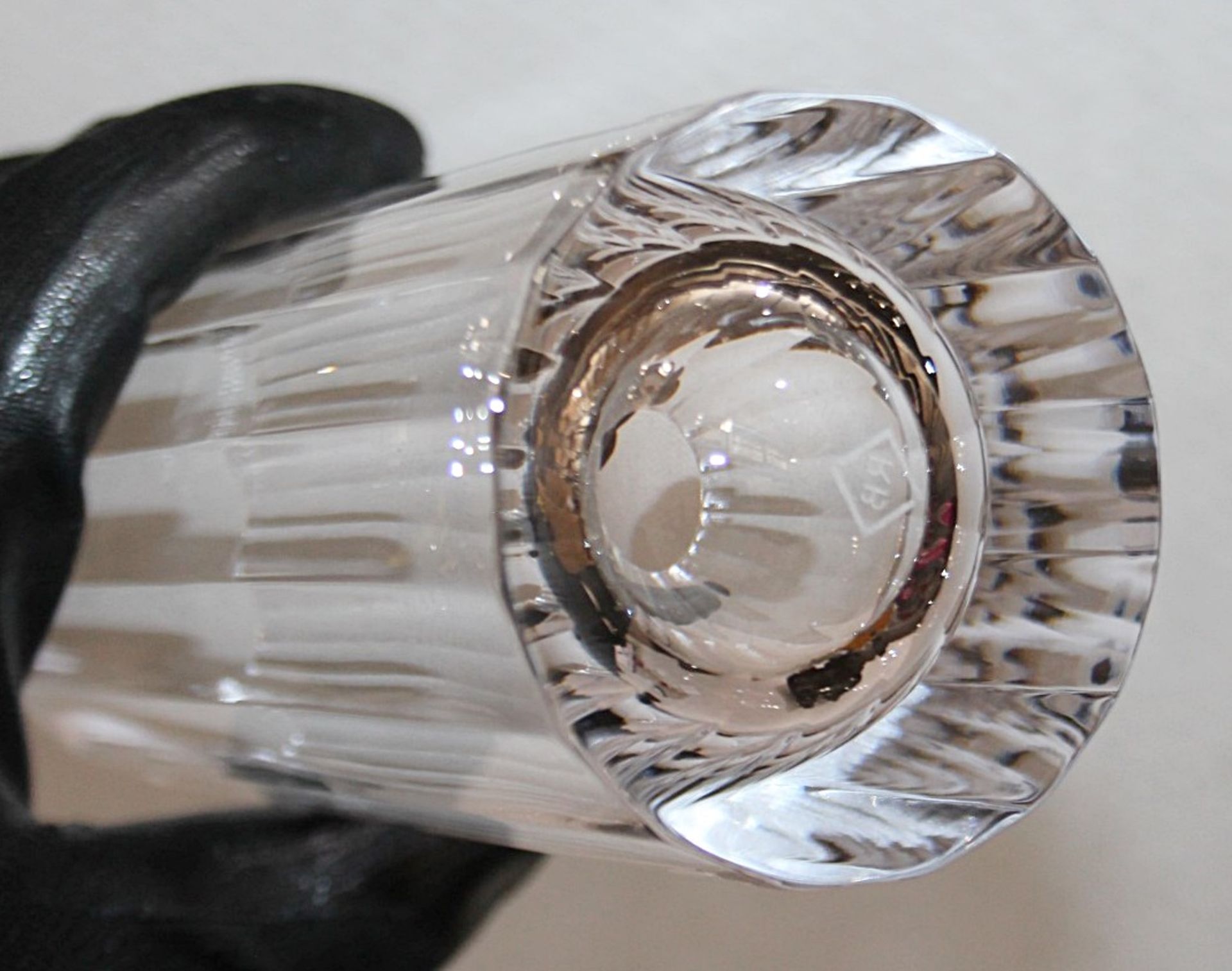 1 x RICHARD BRENDON Fluted Handmade Crystal Highball Glass (380ml) - Original Price £90.00 - - Image 3 of 8