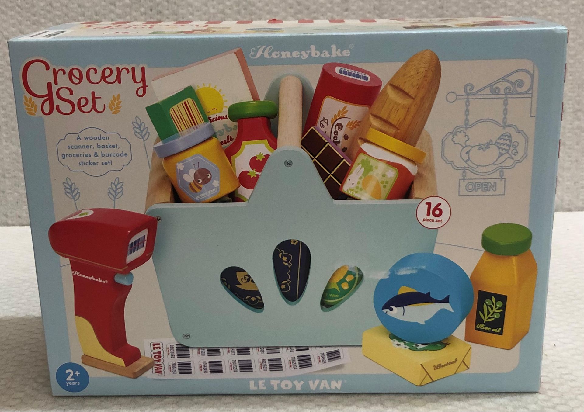 1 x Honeybake Wooden Grocery Set - New/Boxed - HTYS297 - CL987 - Location: Altrincham WA14 - RRP: £ - Image 2 of 4