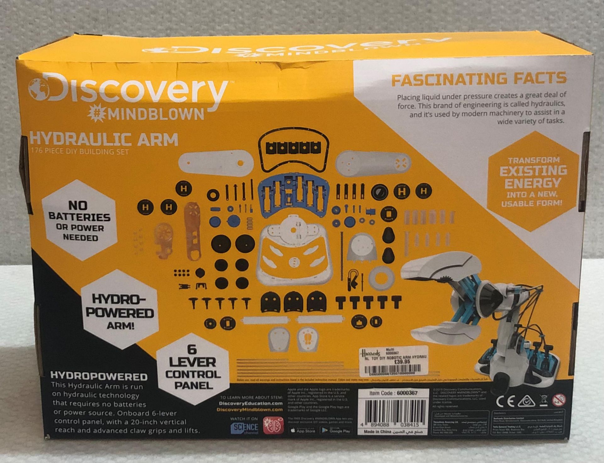 1 x Discovery Mindblown STEM Hydraulic Arm Building Set - New/Boxed - Image 4 of 5