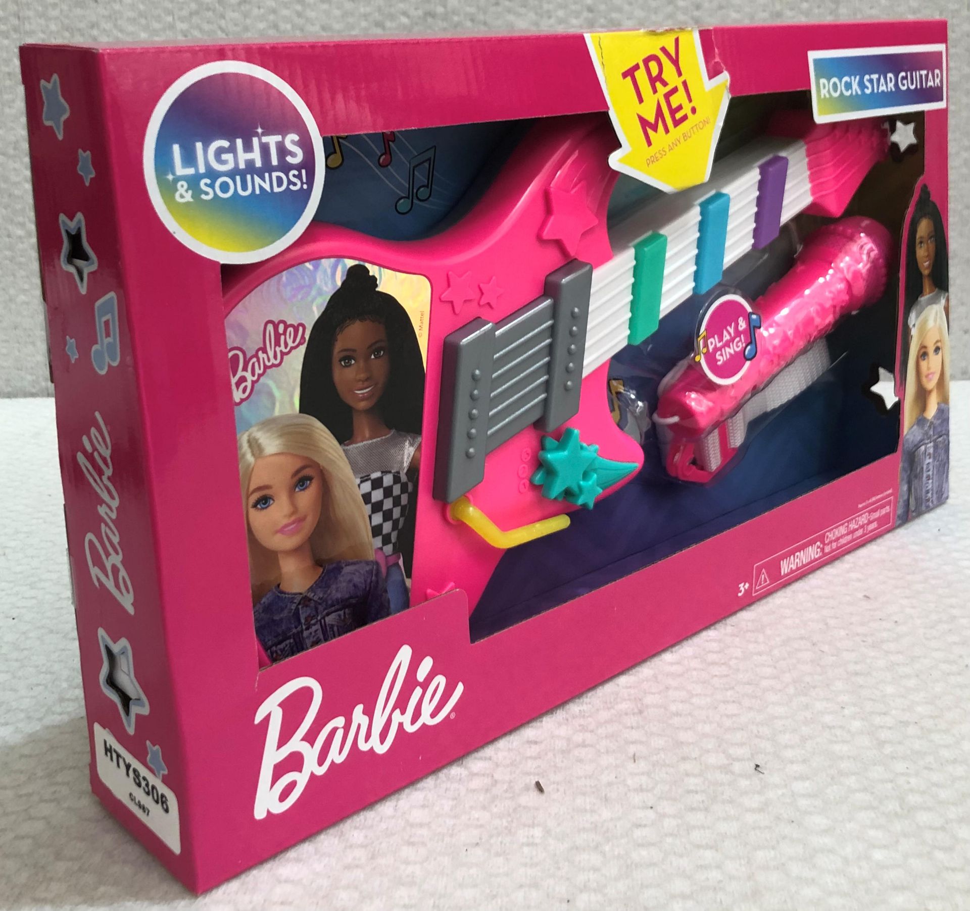 1 x Barbie Rock Star Guitar - New/Boxed - HTYS306 - CL987 - Location: Altrincham WA14 - RRP: £ - Image 6 of 6