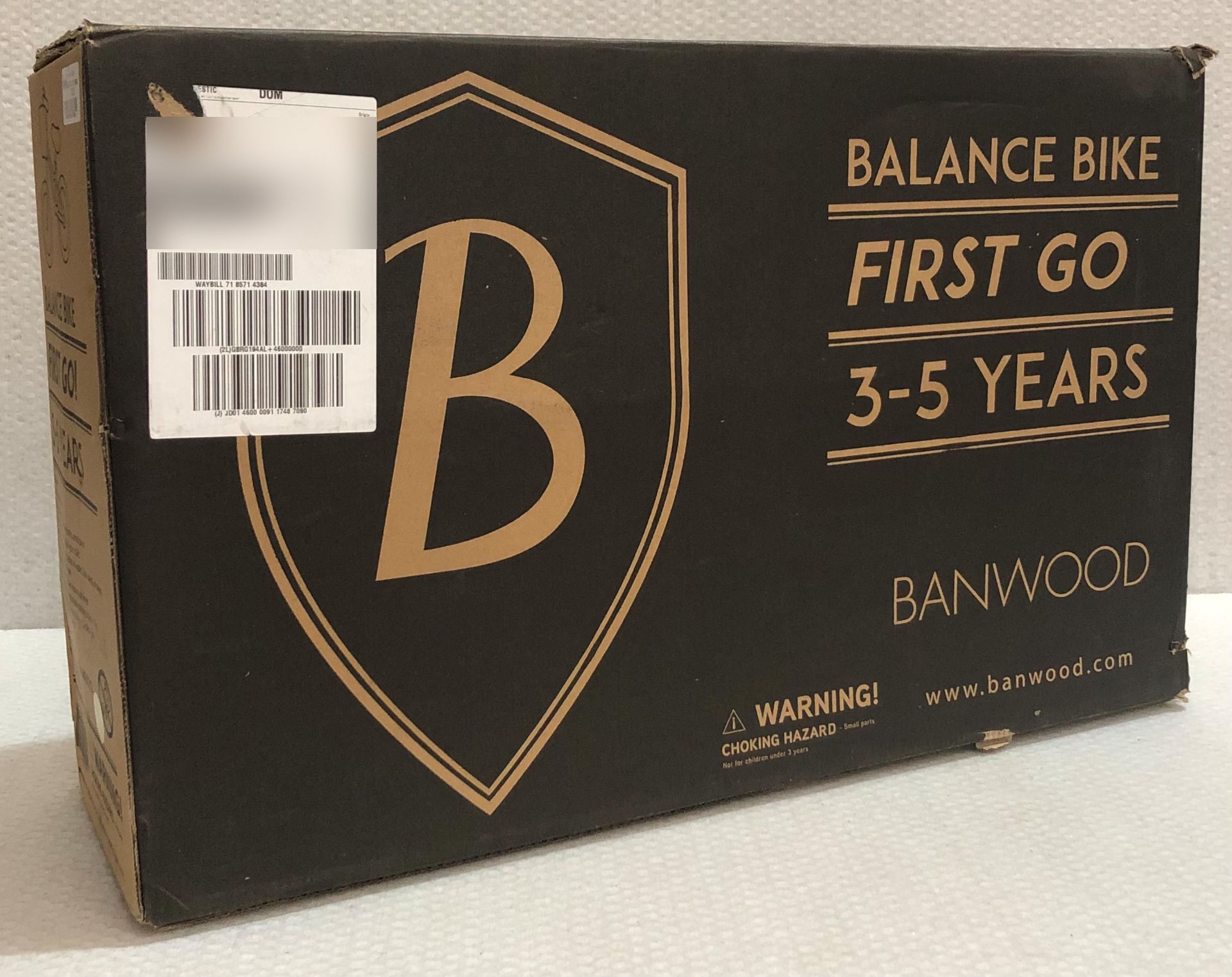 1 x Banwood First Go Balance Bike for 3-5 Years - New/Boxed - HTYS295 - CL987 - Location: Altrincham - Image 3 of 5