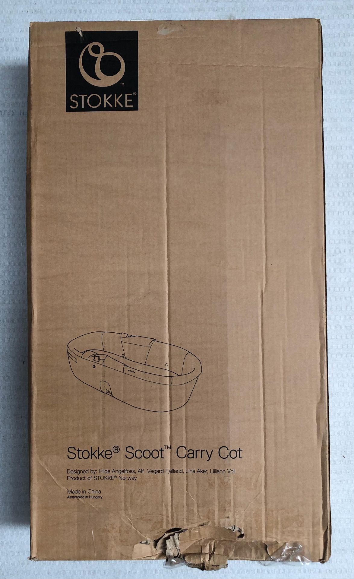 1 x Stokke Beat Carry Cot Black Melange - New/Boxed - HTYS320 - CL987 - Location: Altrincham WA14 - - Image 3 of 3