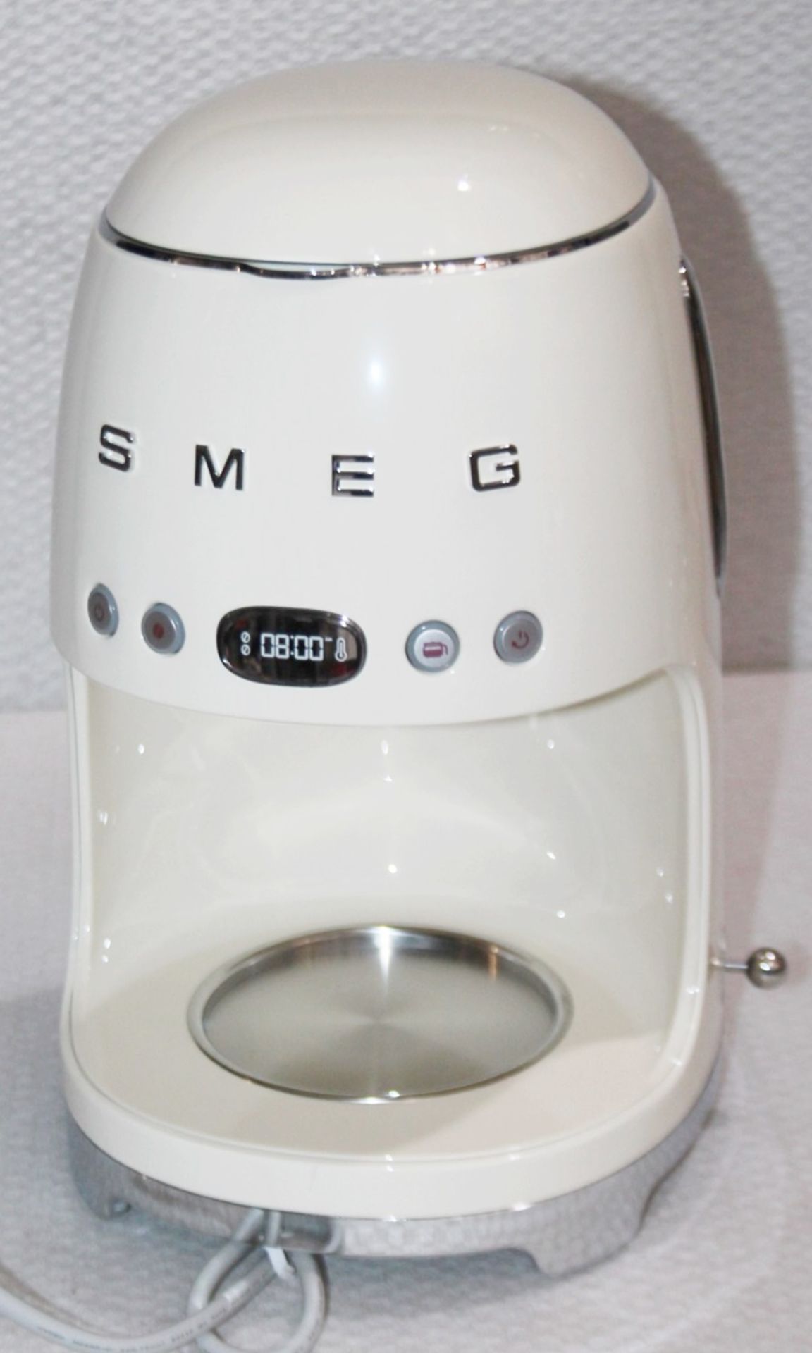 1 x SMEG Drip Filter Coffee Machine In Cream - Original Price £199.00 - Unused Boxed Stock - Image 5 of 15