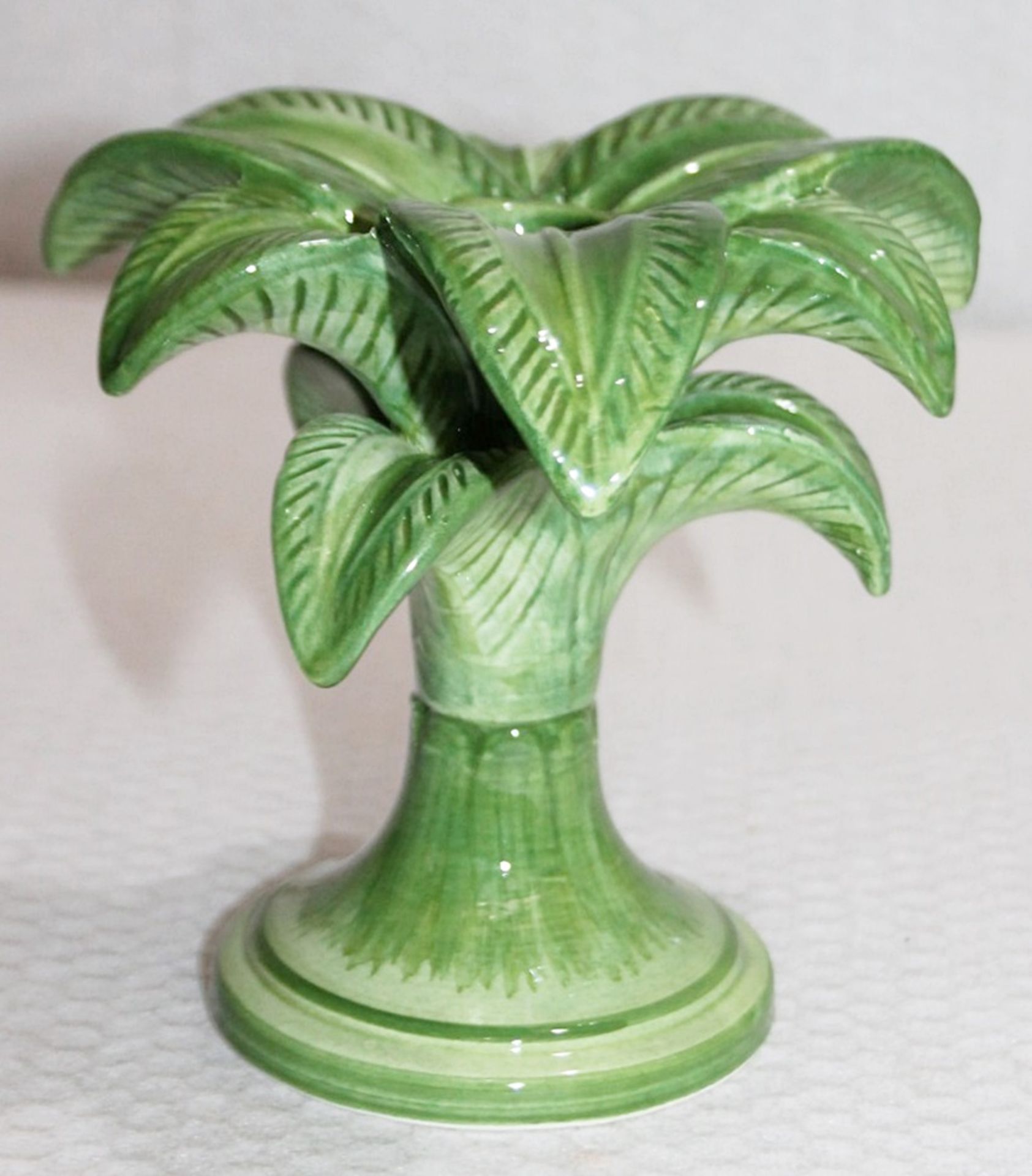 1 x LES-OTTOMANS Small Designer Palm Tree Candlestick (14cm) - Original Price £130.00 - Image 2 of 6