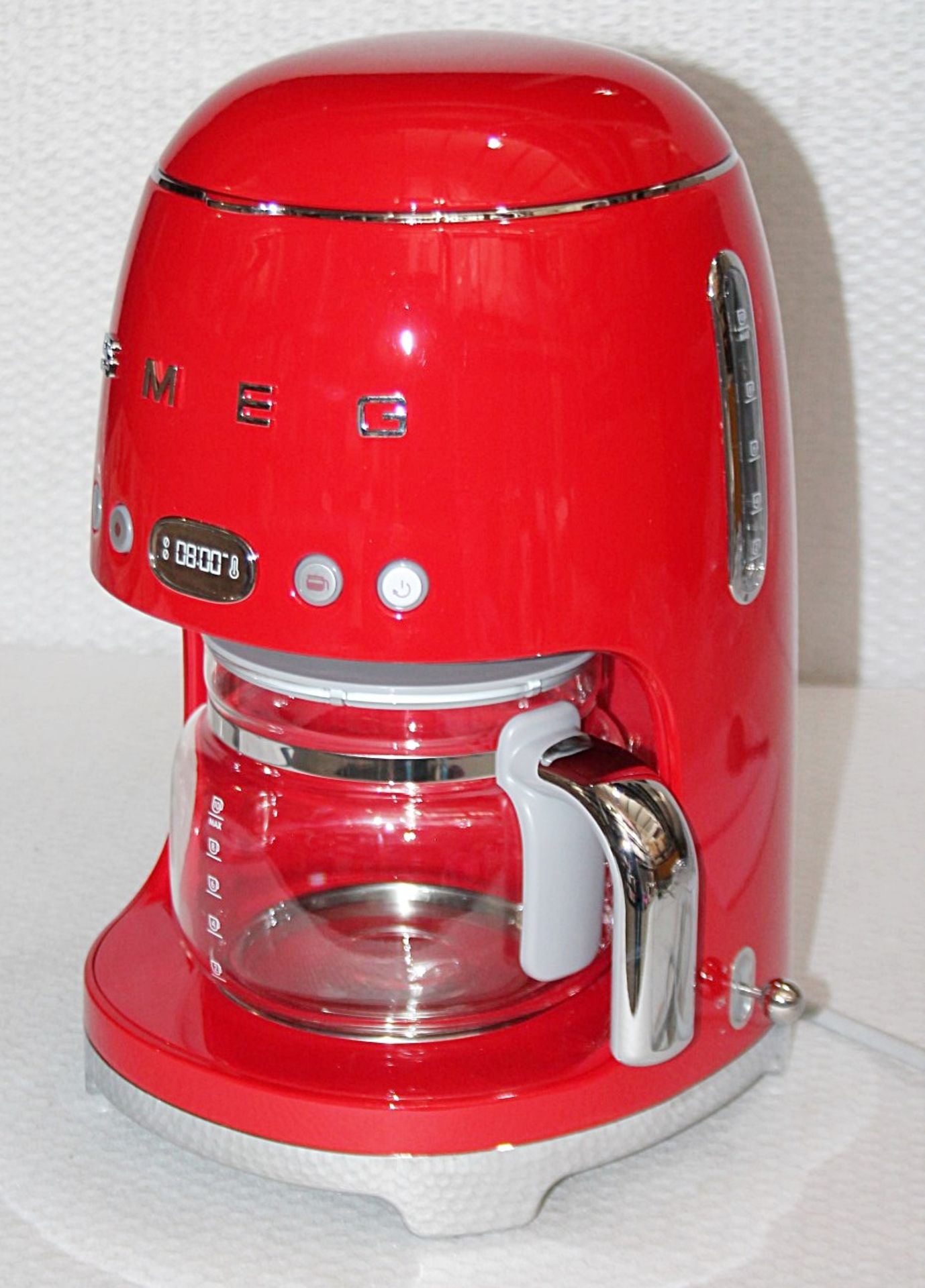 1 x SMEG Drip Filter Coffee Machine In Red - Original Price £199.00 - Unused Boxed Stock - Image 3 of 18