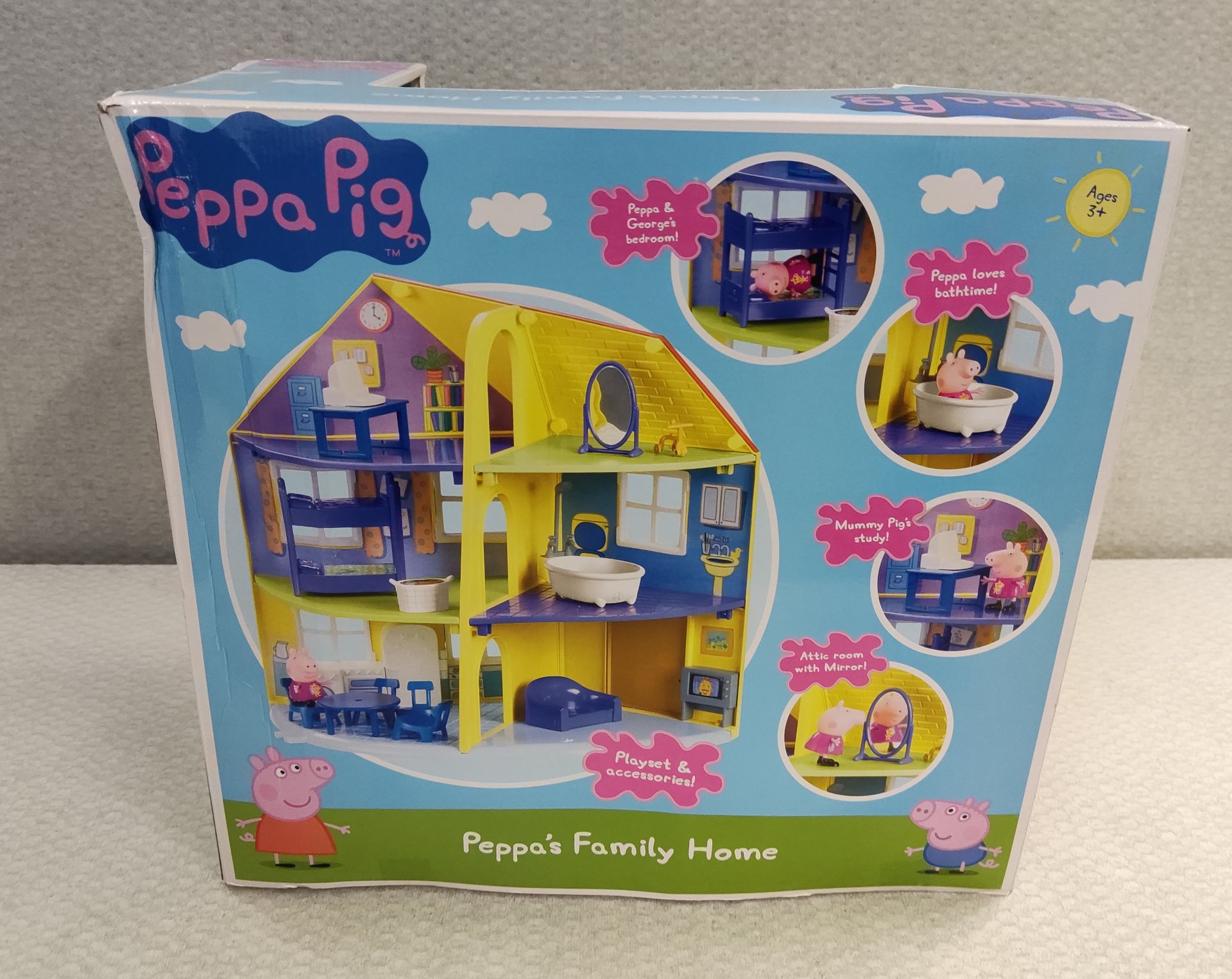 1 x Peppa Pig Peppa's Family Home Play Set - New/Boxed - Image 3 of 6