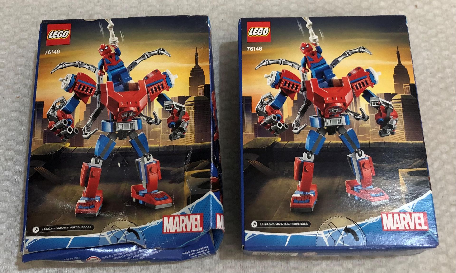 2 x Lego Marvel Spider-Man Mech - Set 76146 - New/Boxed - HTYS326 - CL987 - Location: Altrincham - Image 3 of 3