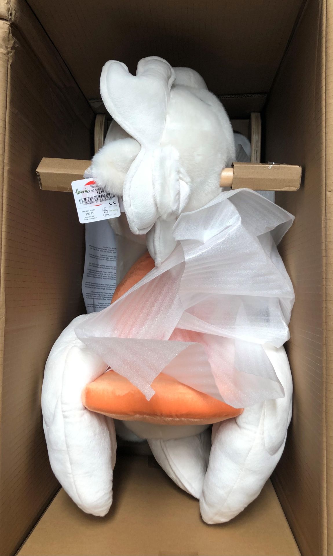 1 x Trudi Cavalcabile Baby Pegasus Rocking Horse- New/Boxed - HTYS315 - CL987 - Location: Altrincham - Image 4 of 7