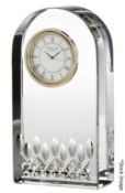 1 x WATERFORD 'Lismore' Essence Clock Mount (Crystal Section Only) - Original Price £155.00 - Unused