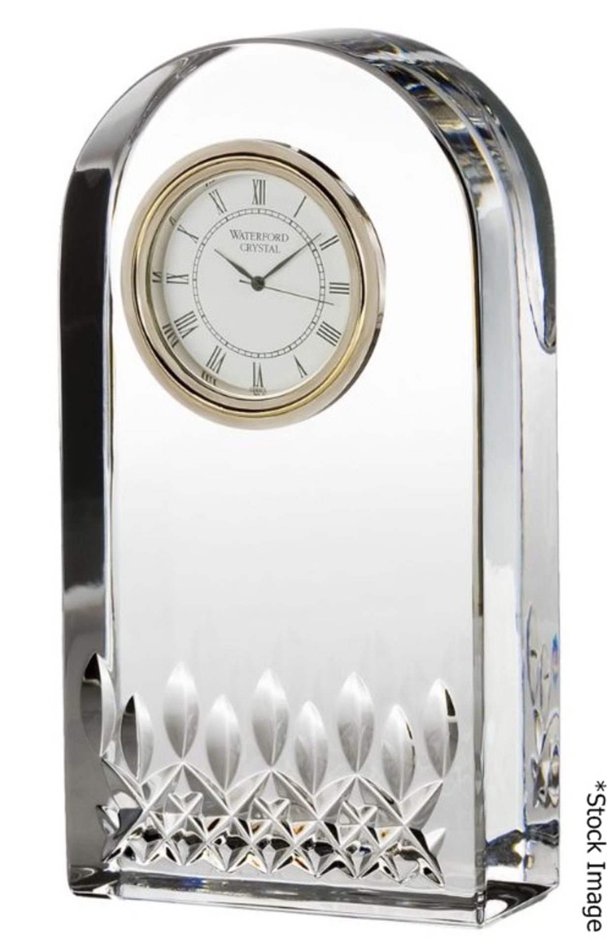 1 x WATERFORD 'Lismore' Essence Clock Mount (Crystal Section Only) - Original Price £155.00 - Unused