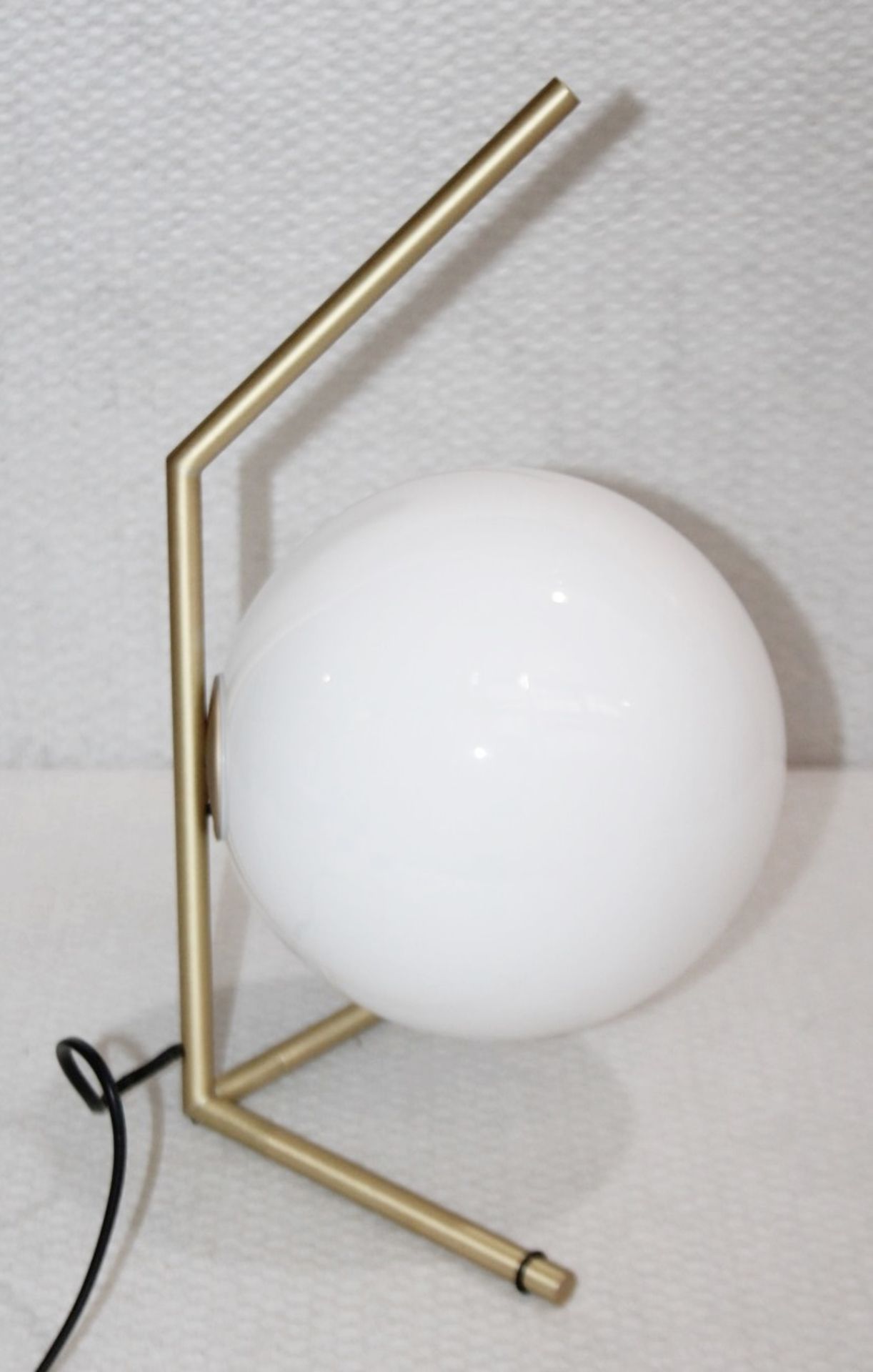 1 x FLOS 'IC T1' Luxury Designer Low Table Lamp With Opal Shade - Original Price £340.00 - Image 3 of 12