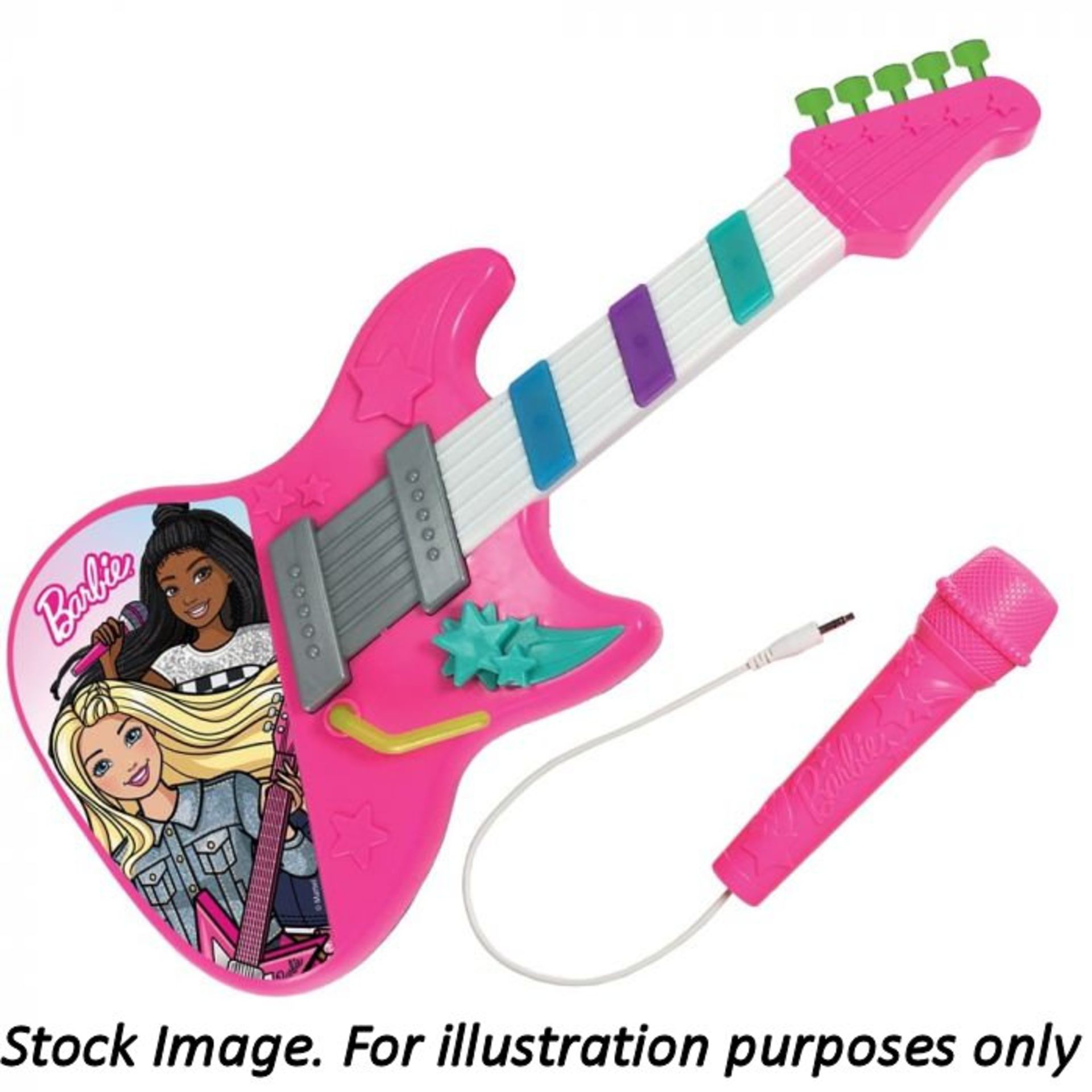 1 x Barbie Rock Star Guitar - New/Boxed - HTYS306 - CL987 - Location: Altrincham WA14 - RRP: £