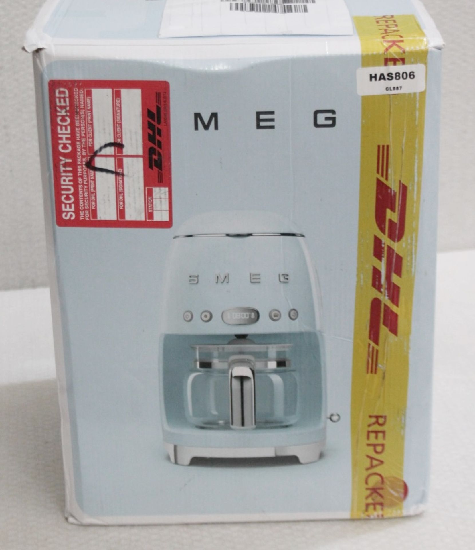 1 x SMEG Drip Filter Coffee Machine In Red - Original Price £199.00 - Unused Boxed Stock - Image 14 of 18