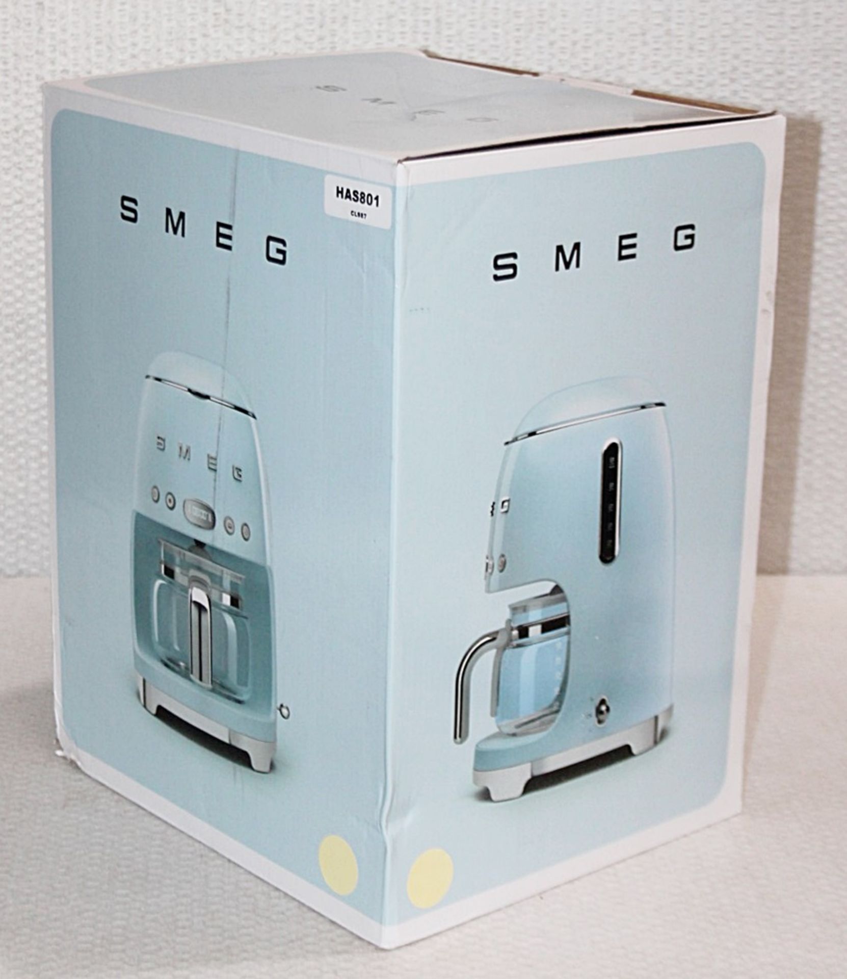 1 x SMEG Drip Filter Coffee Machine In Cream - Original Price £199.00 - Unused Boxed Stock - Image 6 of 15