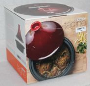 1 x LE CREUSET Ceramic & Cast Iron Tagine In Signature Volcanic Orange - Original Price £159.00