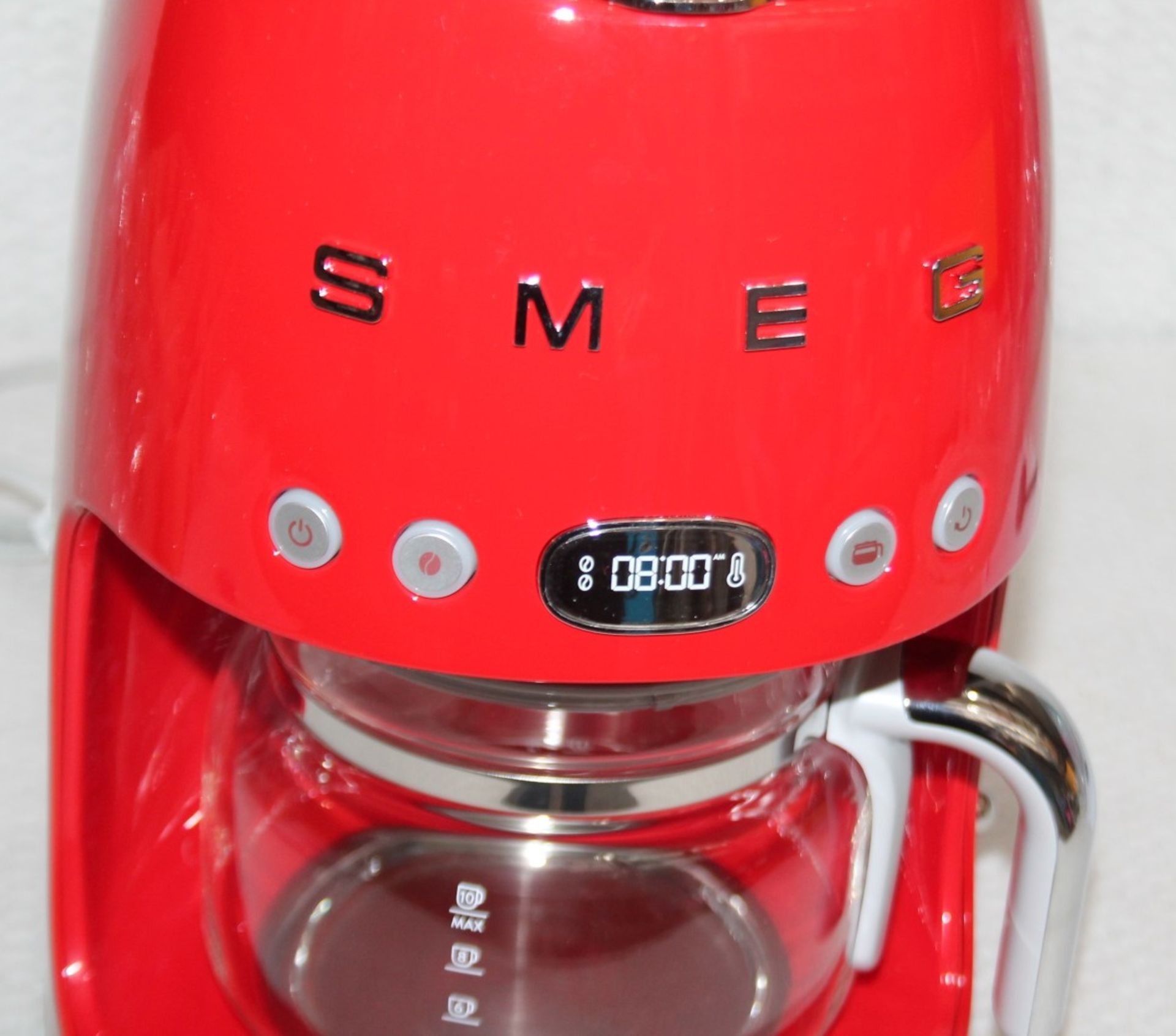 1 x SMEG Drip Filter Coffee Machine In Red - Original Price £199.00 - Unused Boxed Stock - Image 11 of 18